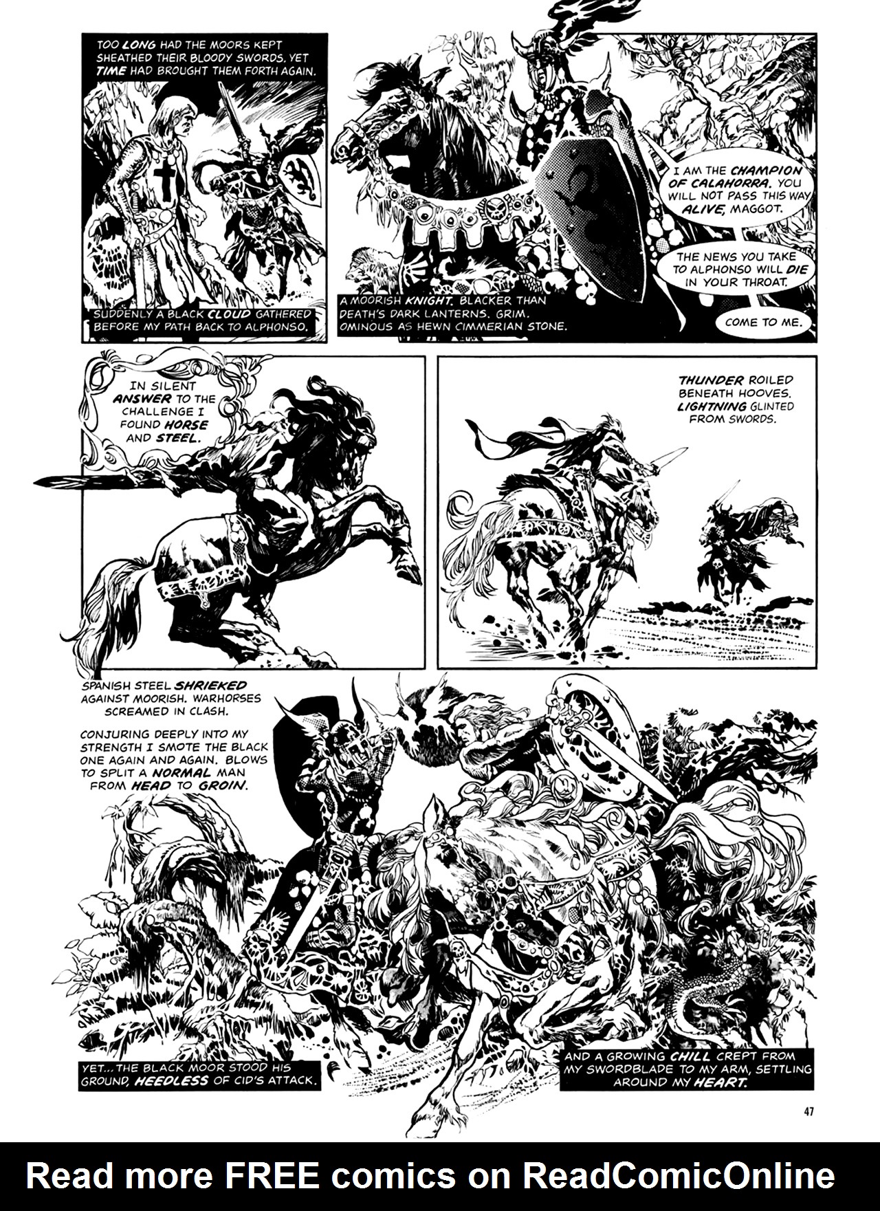 Read online Eerie Presents El Cid comic -  Issue # TPB - 48