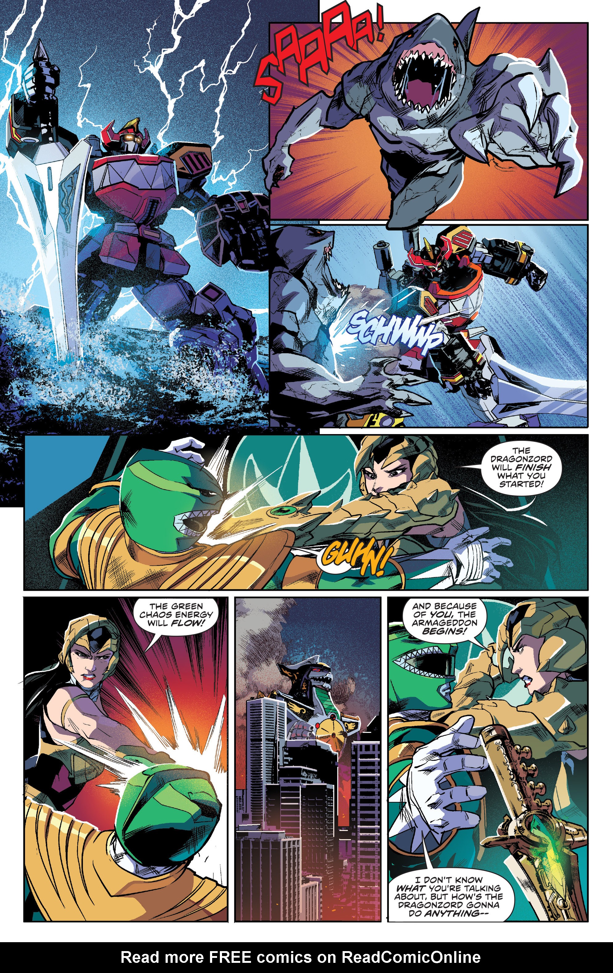 Read online Mighty Morphin Power Rangers comic -  Issue #4 - 16