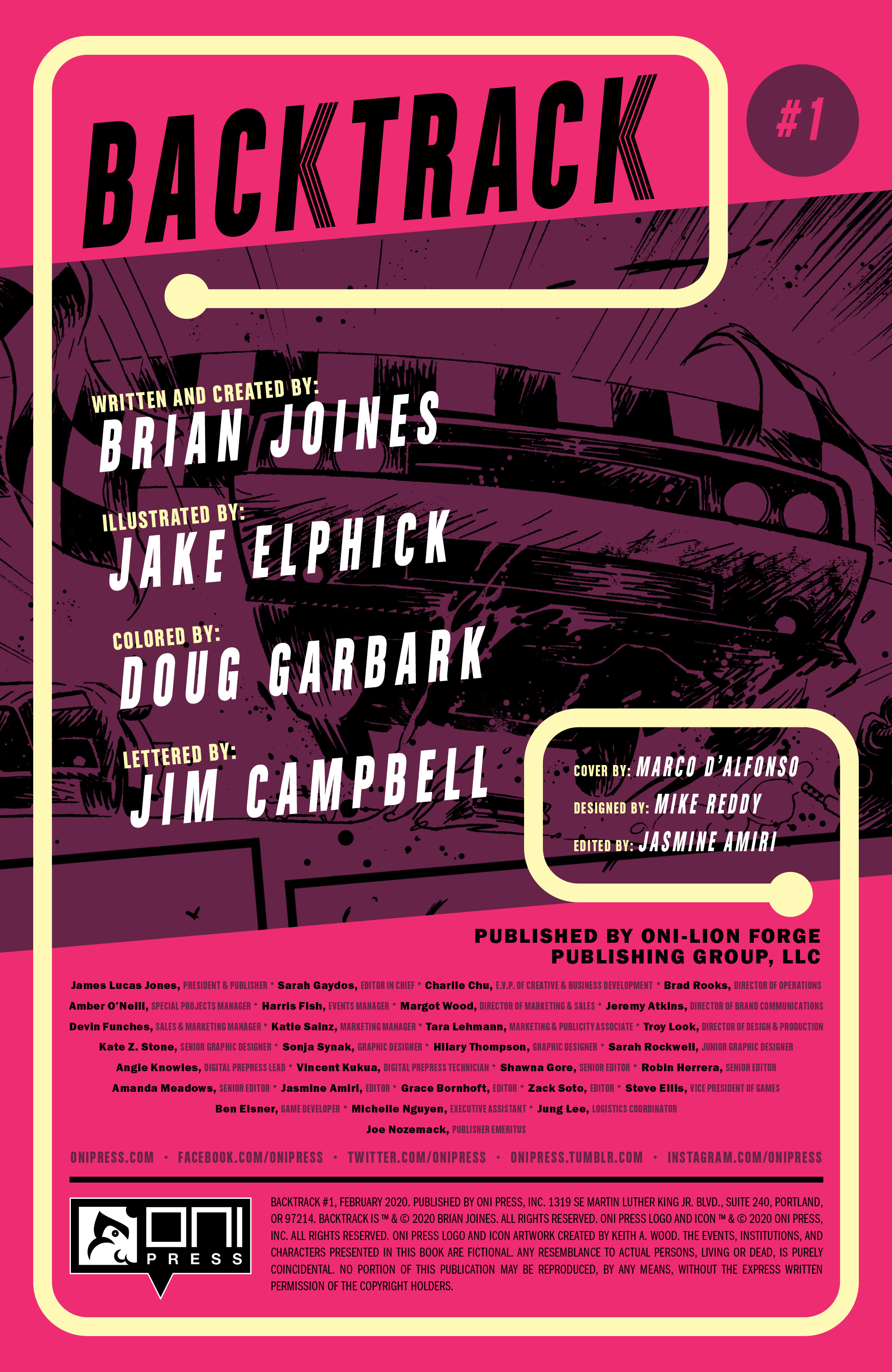 Read online Backtrack comic -  Issue #1 - 2