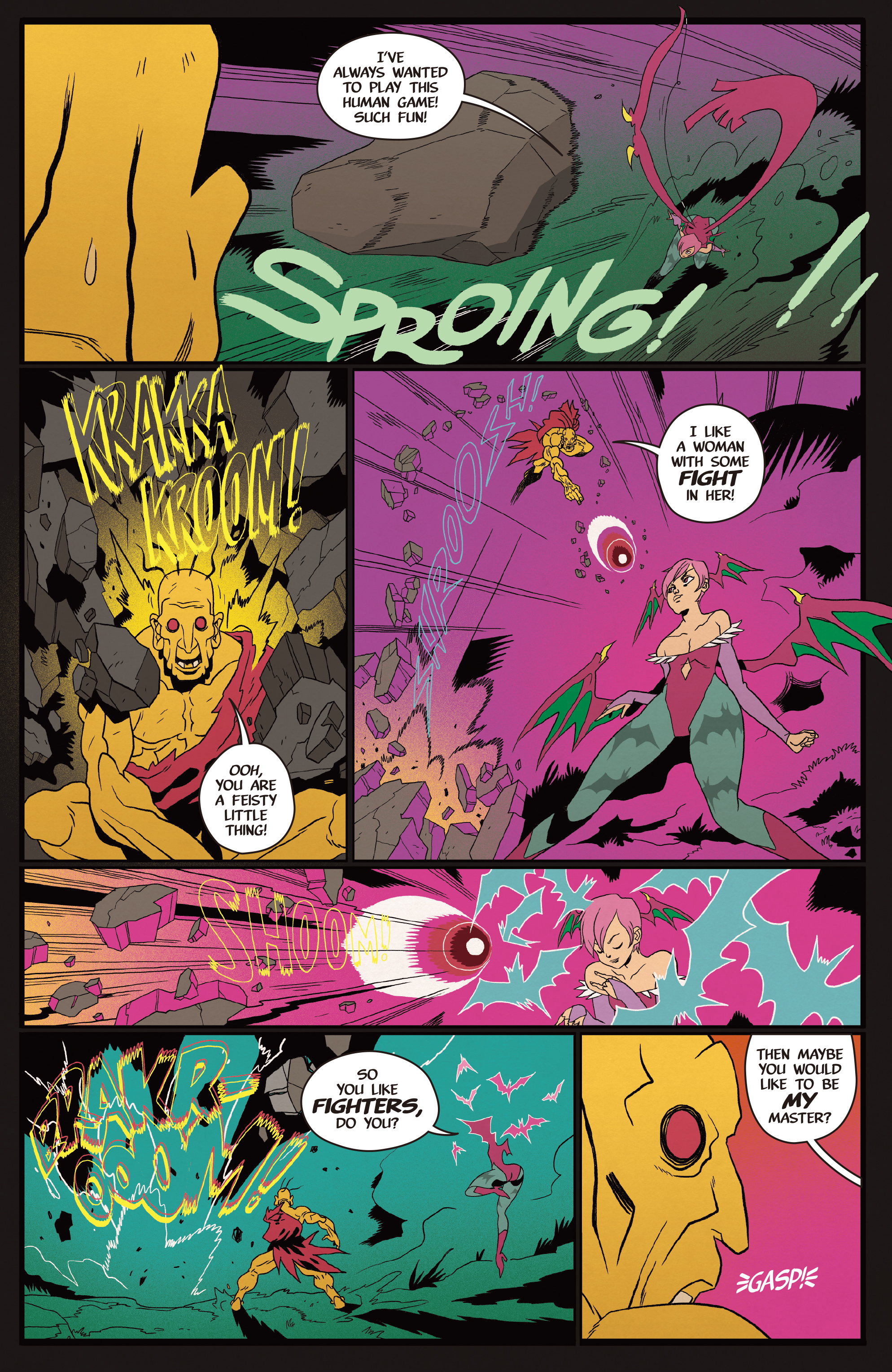 Read online Street Fighter VS Darkstalkers comic -  Issue #2 - 22