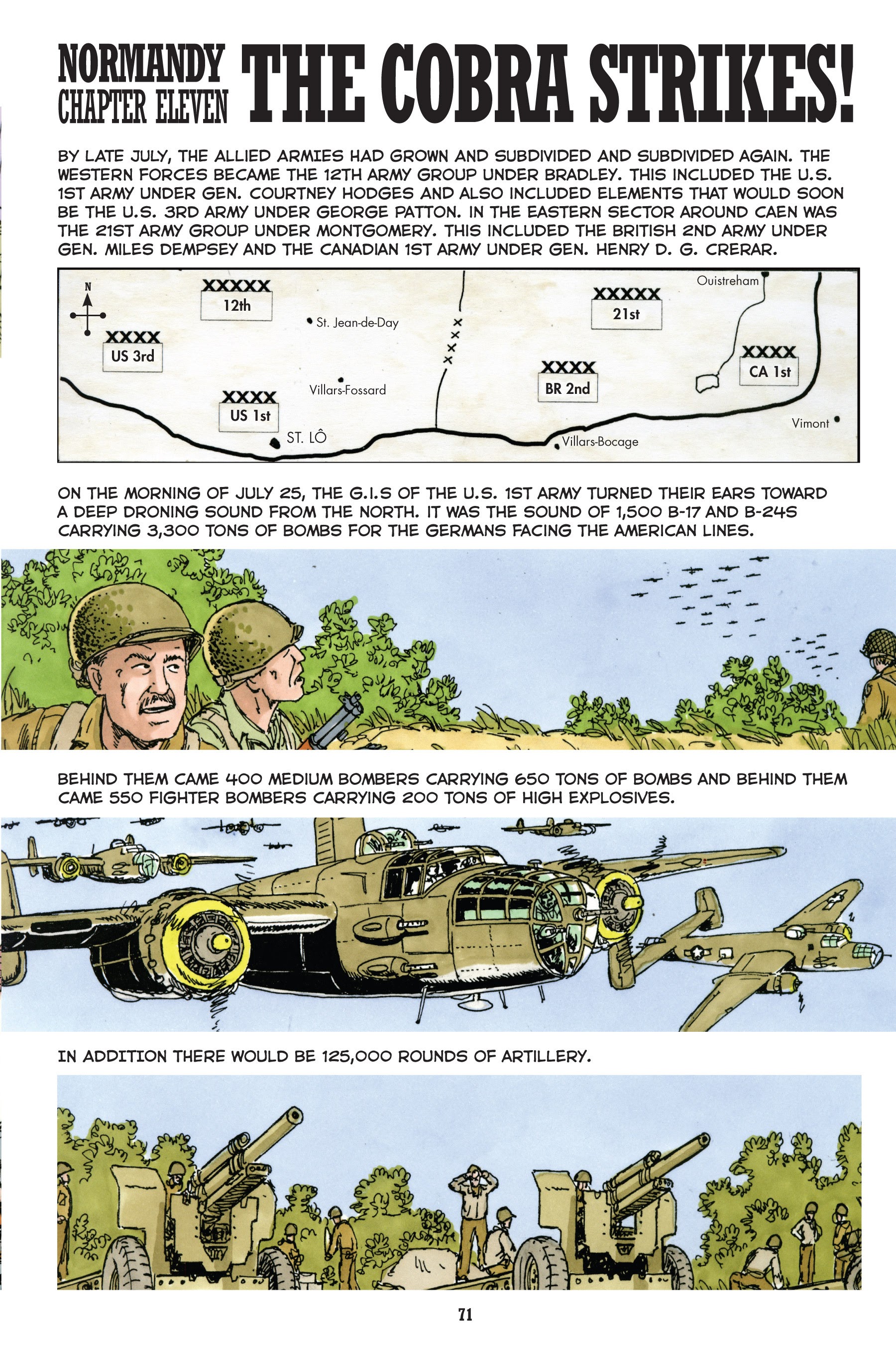 Read online Normandy: A Graphic History of D-Day, the Allied Invasion of Hitler's Fortress Europe comic -  Issue # TPB - 72