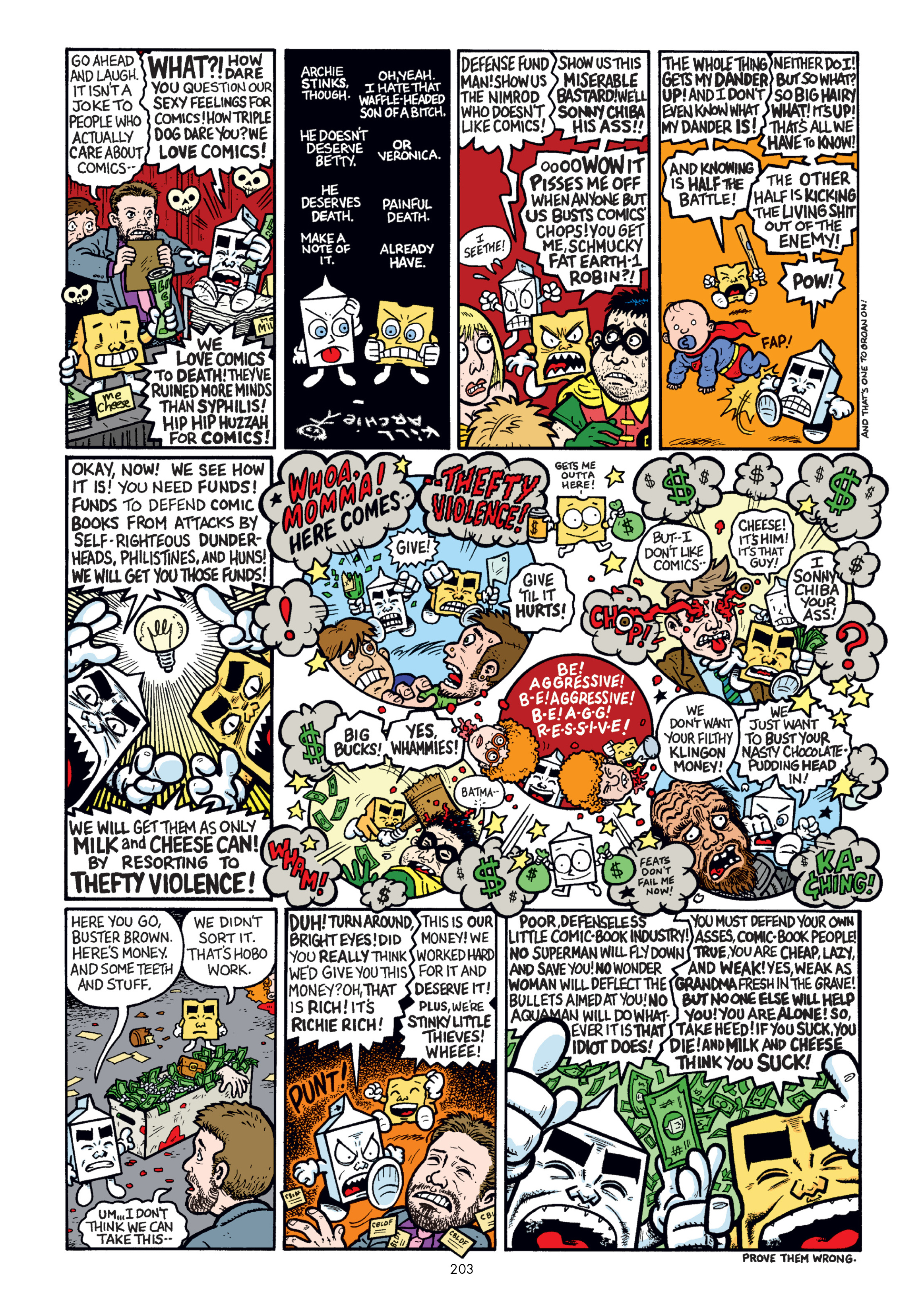 Read online Milk And Cheese: Dairy Products Gone Bad! comic -  Issue # Full - 204