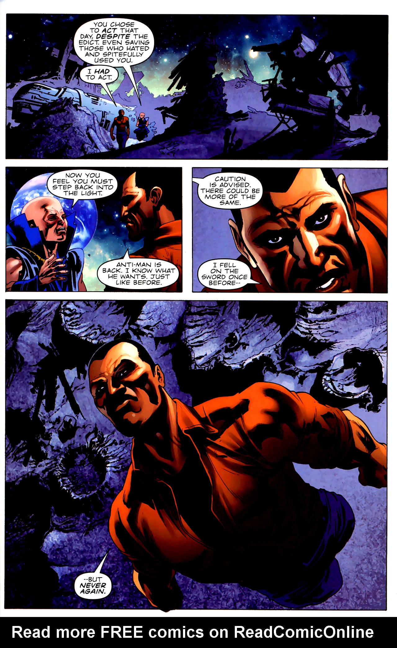 Read online Adam: Legend of the Blue Marvel comic -  Issue #3 - 20