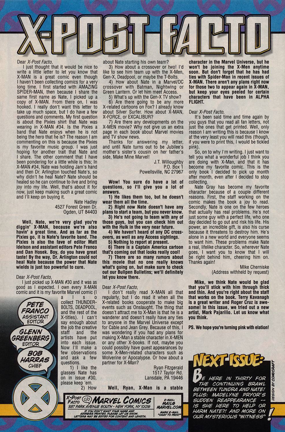 Read online X-Man comic -  Issue #39 - 22