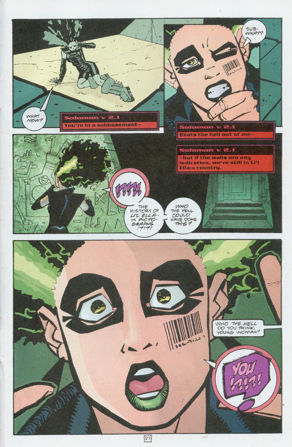 Read online Cyberella comic -  Issue #10 - 21