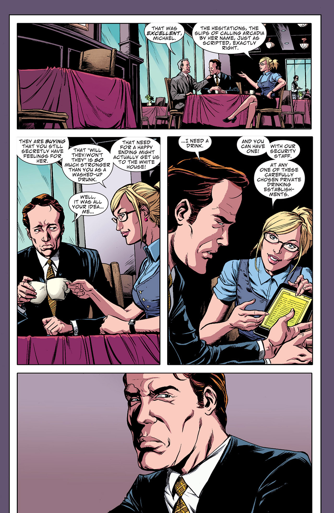 Read online Saucer Country comic -  Issue #8 - 9