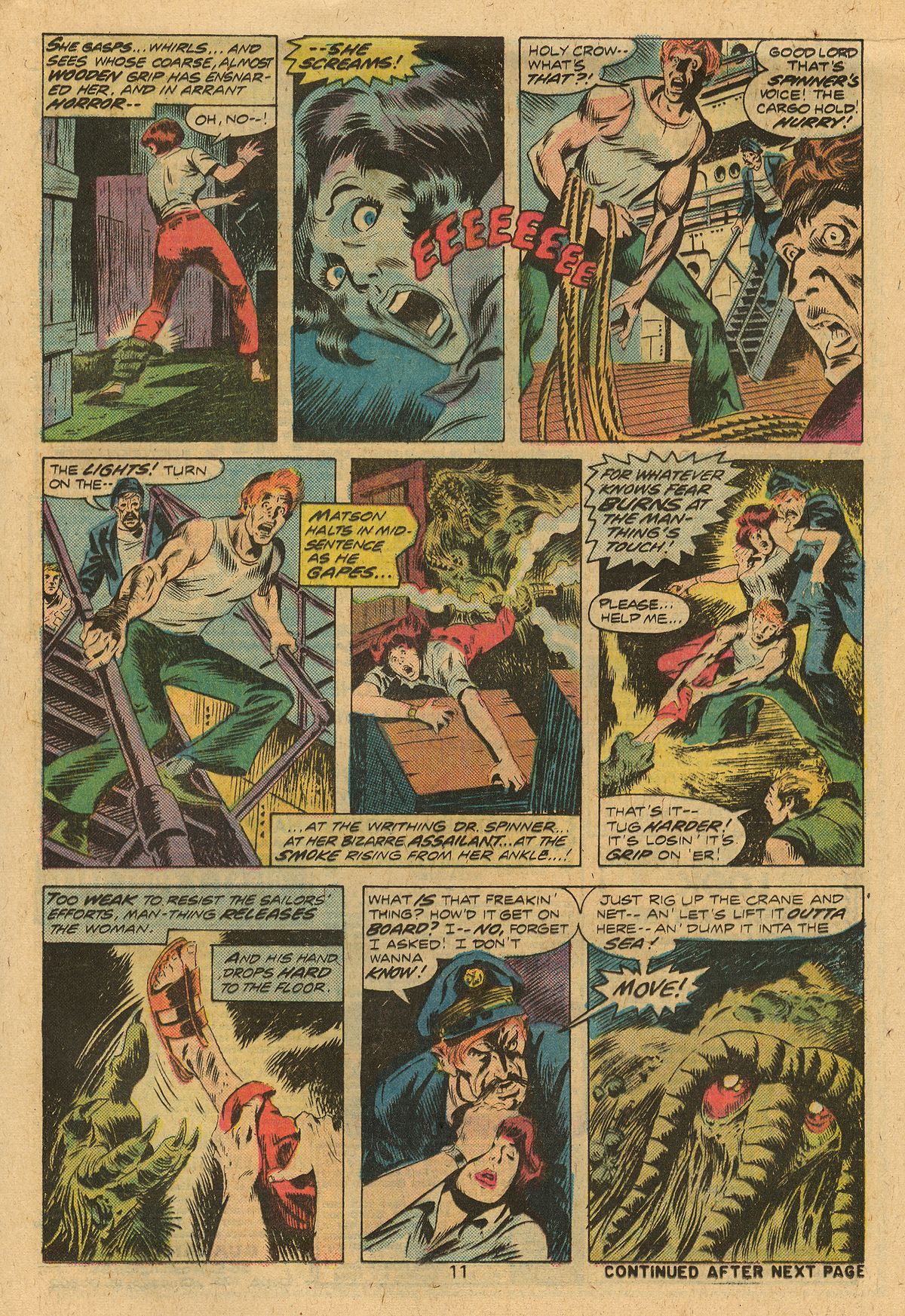 Read online Man-Thing (1974) comic -  Issue #13 - 13