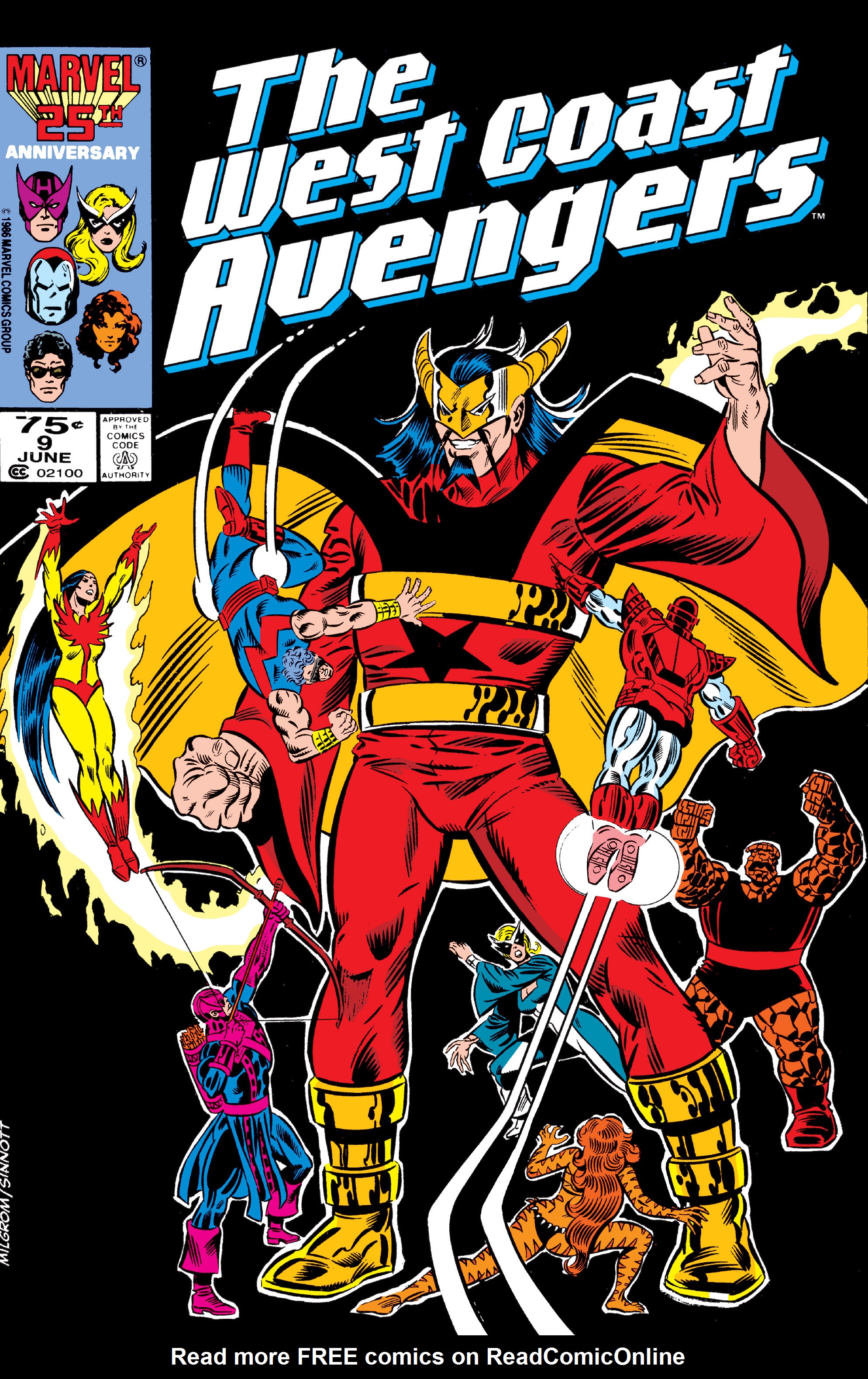 Read online West Coast Avengers (1985) comic -  Issue #9 - 1