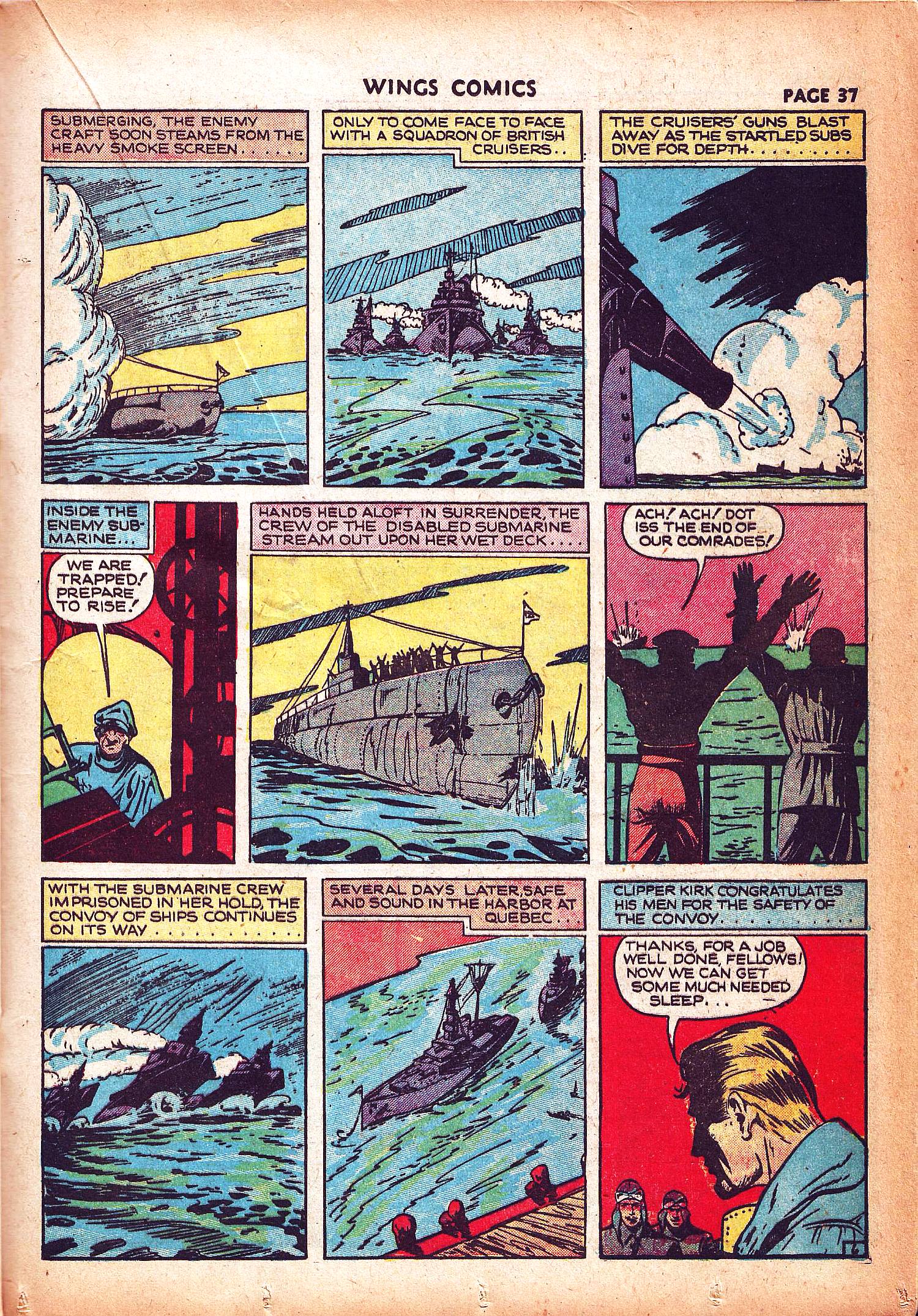 Read online Wings Comics comic -  Issue #3 - 39