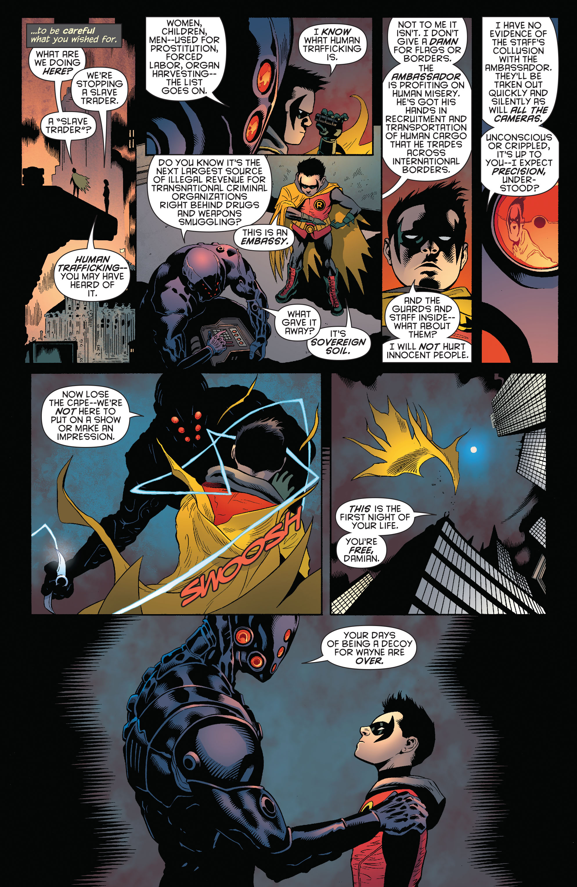 Read online Batman and Robin (2011) comic -  Issue # _Bad Blood (DC Essential Edition) (Part 2) - 6
