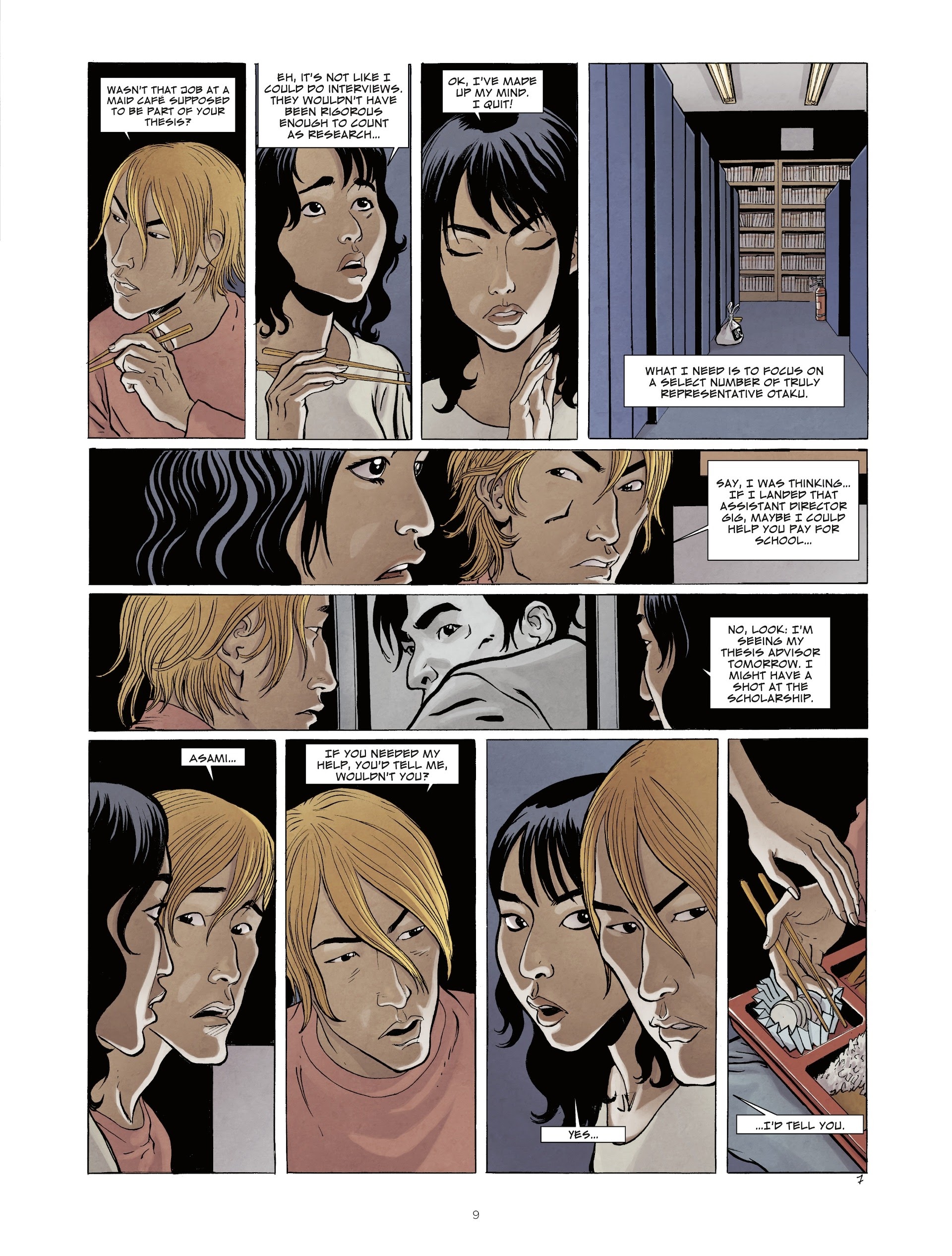 Read online Otaku Blue comic -  Issue #1 - 9