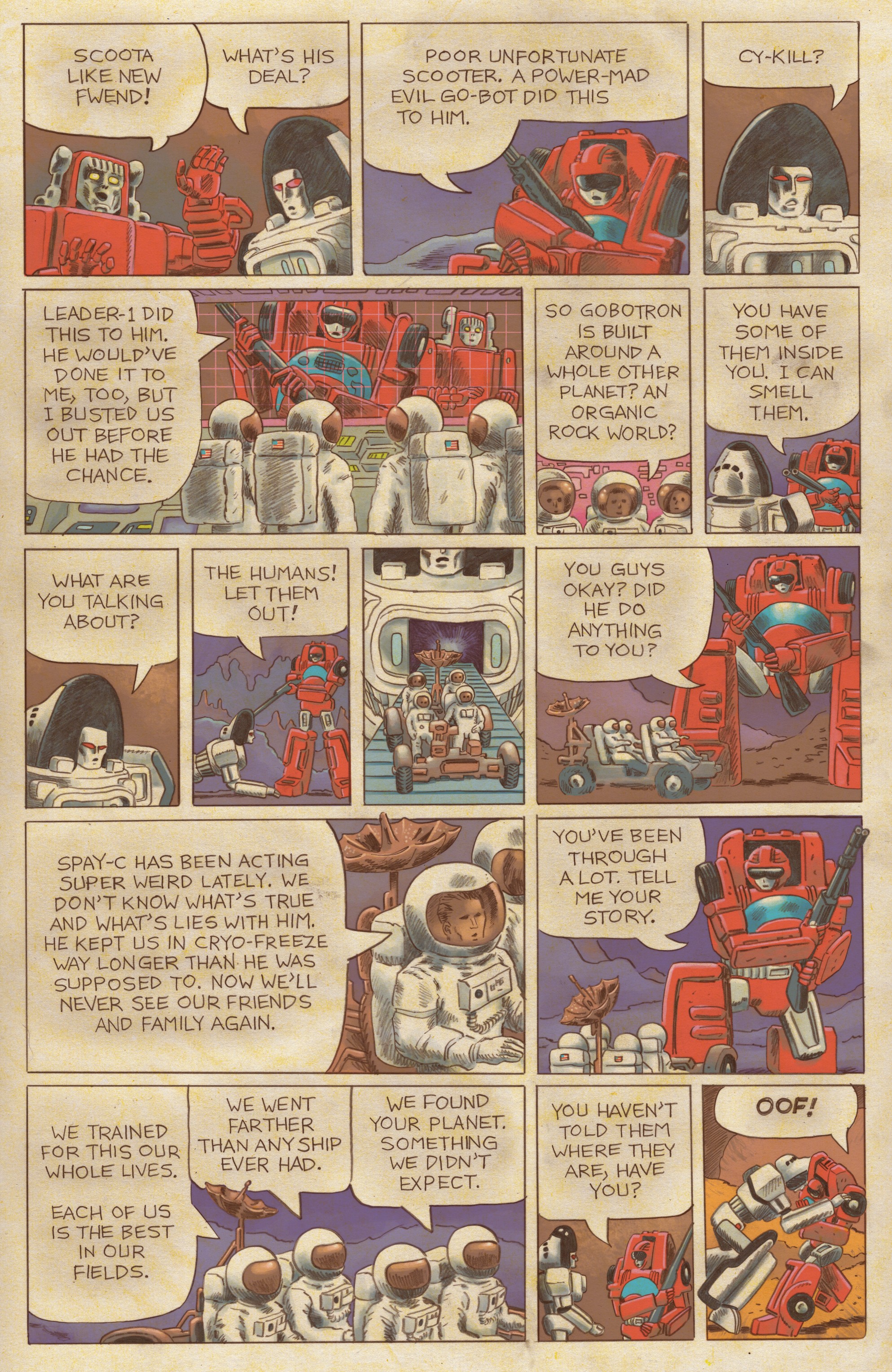 Read online Go-Bots comic -  Issue #3 - 21