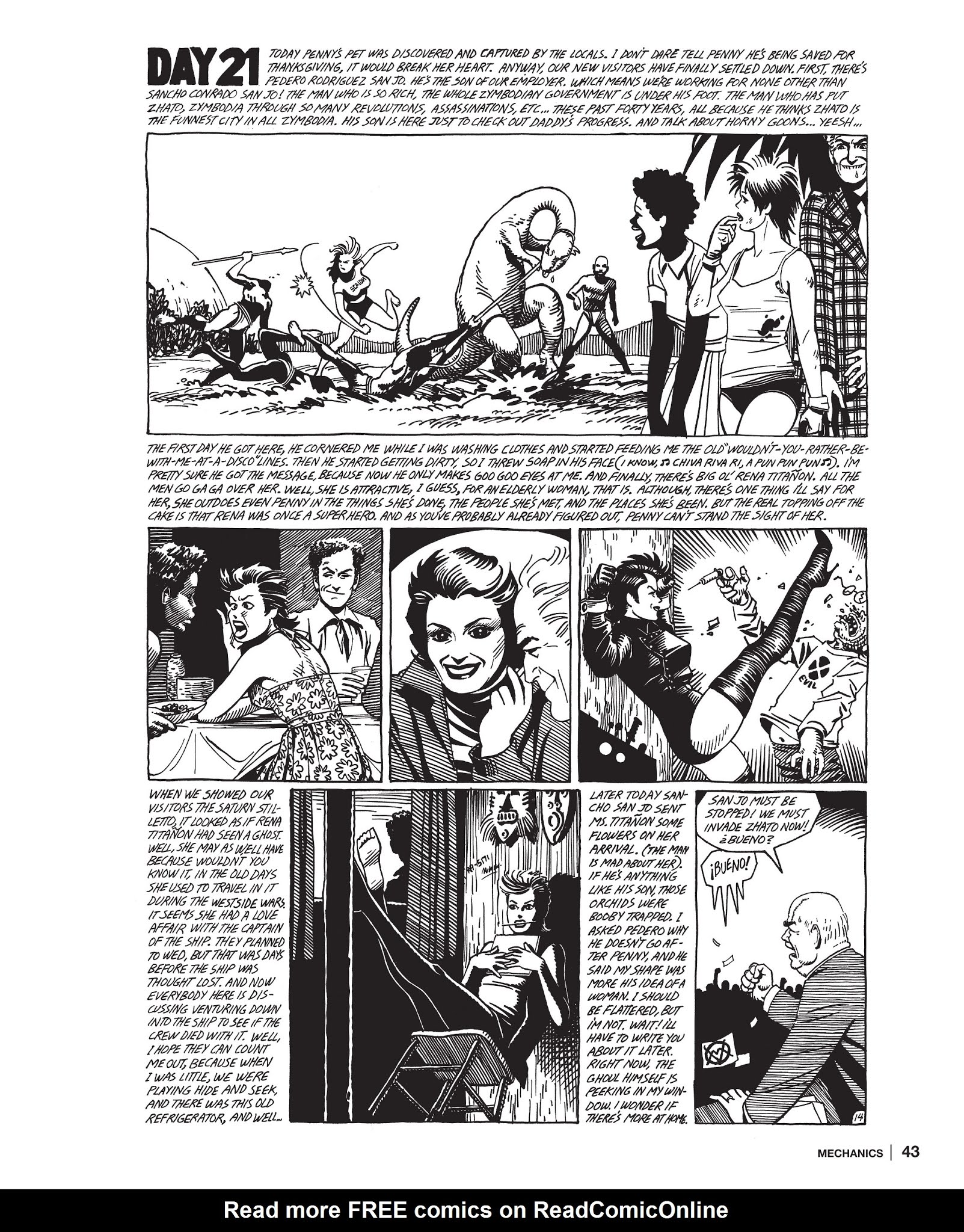 Read online Maggie the Mechanic: The Love & Rockets Library - Locas comic -  Issue # TPB (Part 1) - 43