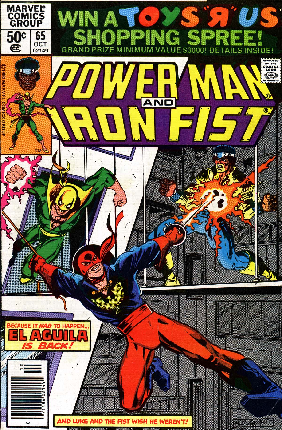 Read online Power Man and Iron Fist (1978) comic -  Issue #65 - 1