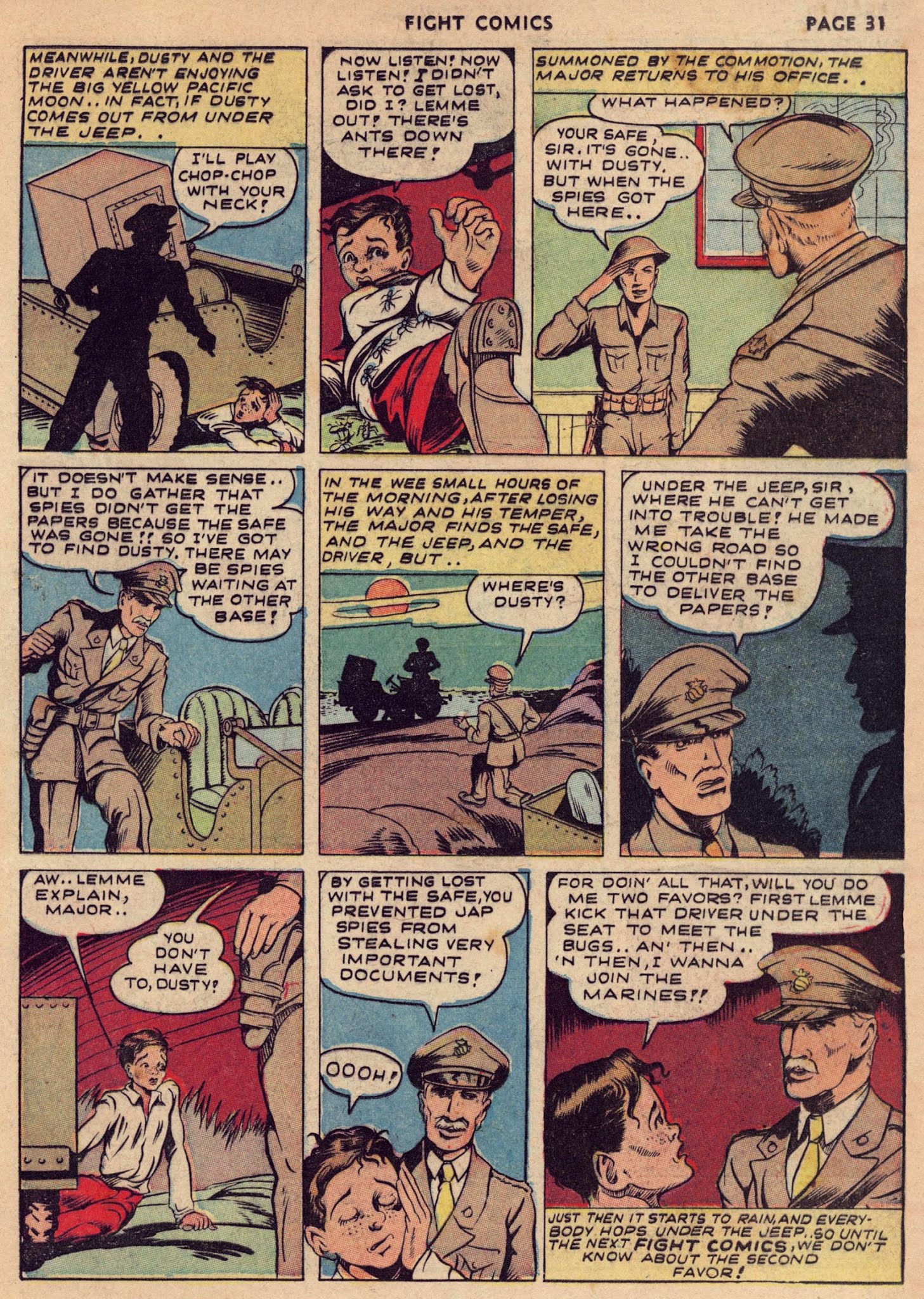 Read online Fight Comics comic -  Issue #24 - 33