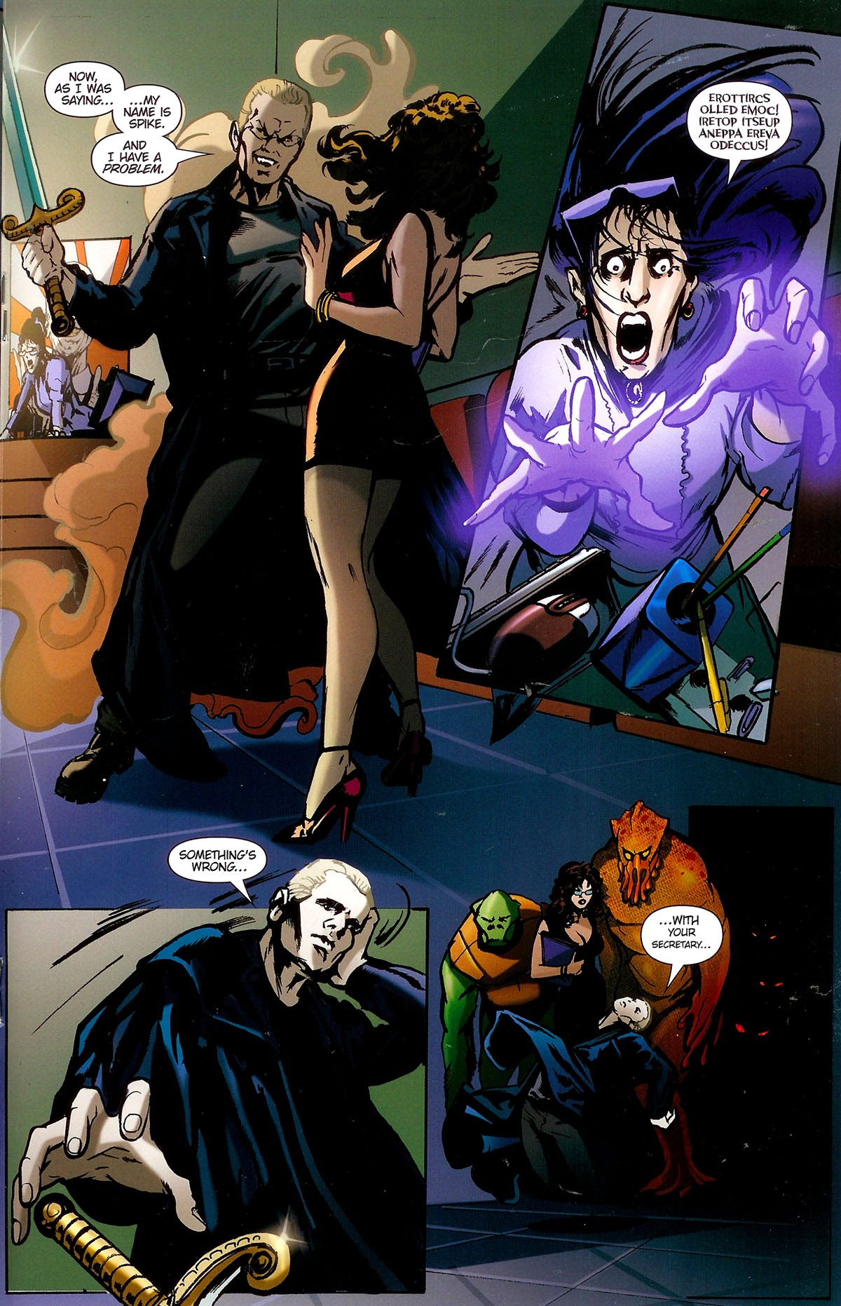 Read online Spike: Asylum comic -  Issue #1 - 19