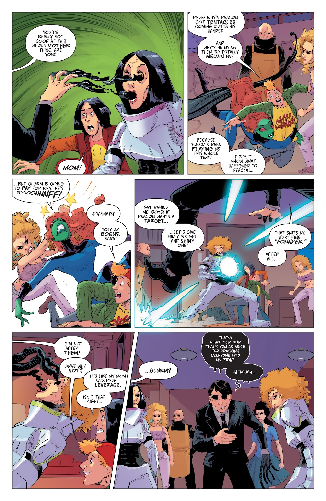 Read online Bill & Ted Save the Universe comic -  Issue #5 - 6