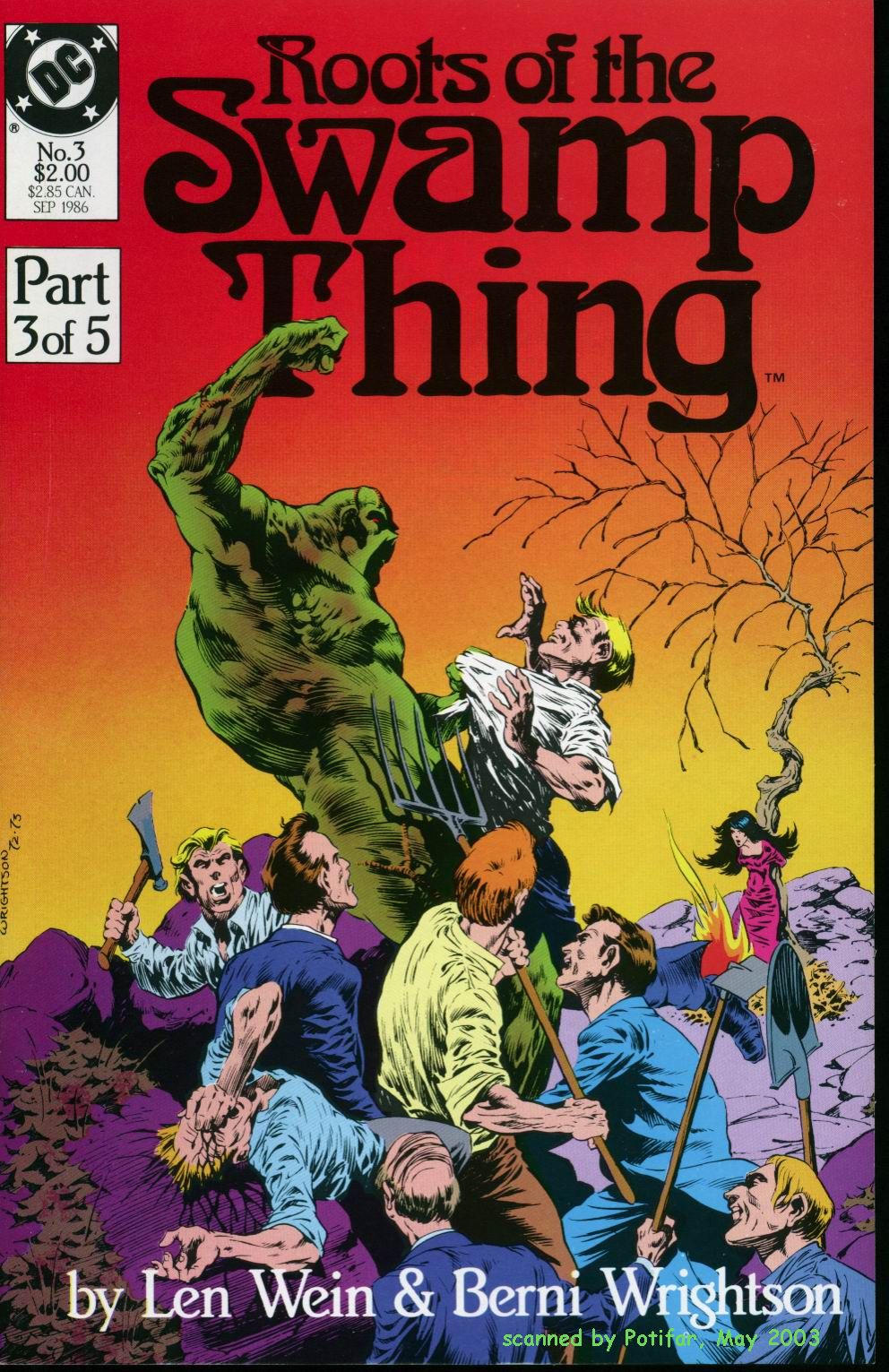 Read online Roots of the Swamp Thing comic -  Issue #3 - 1
