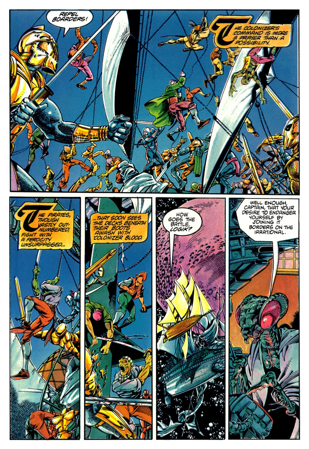 Read online Marvel Graphic Novel comic -  Issue #14 - Swords of the Swashbucklers - 21