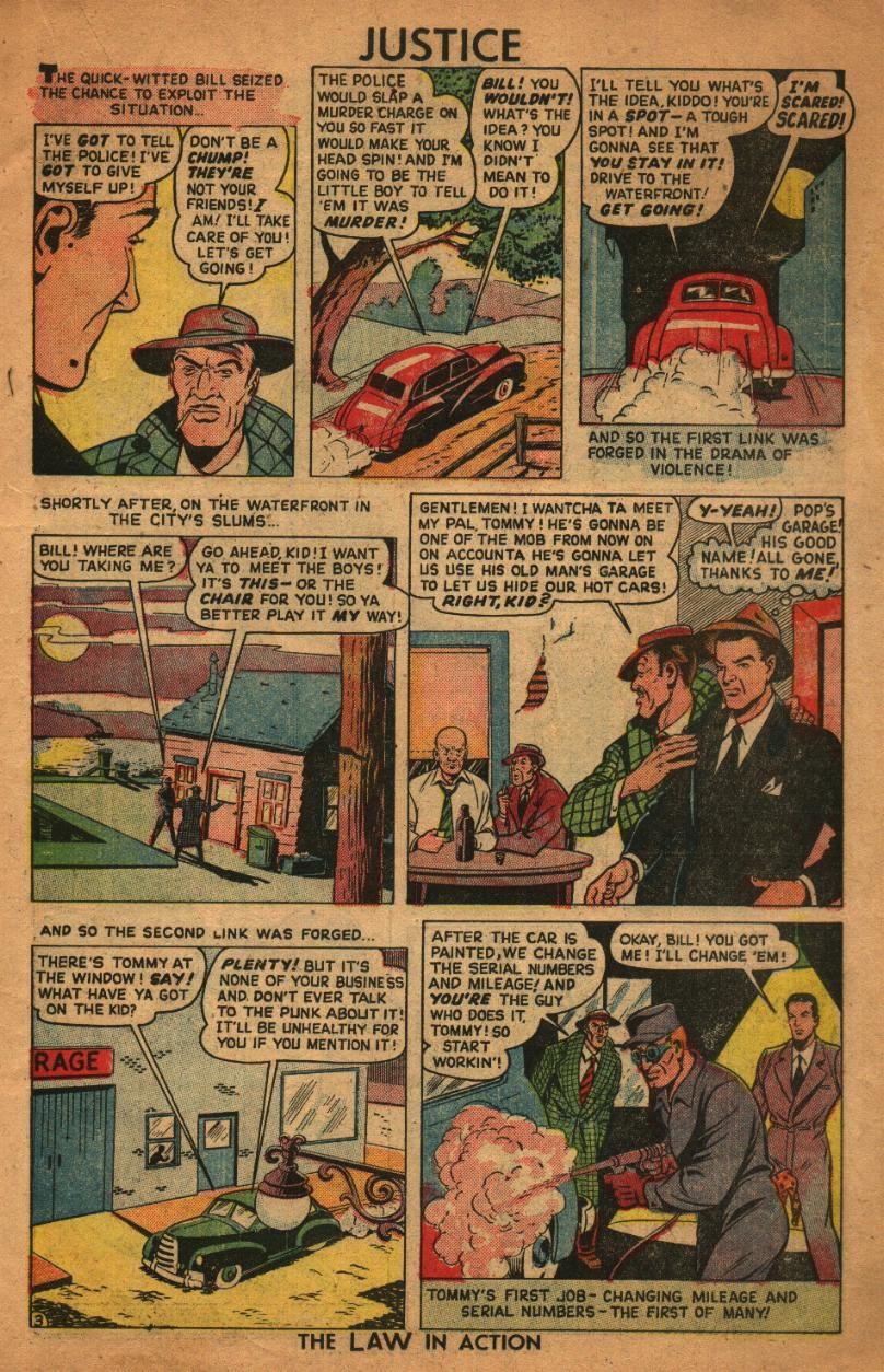 Read online Justice Comics (1948) comic -  Issue #6 - 23