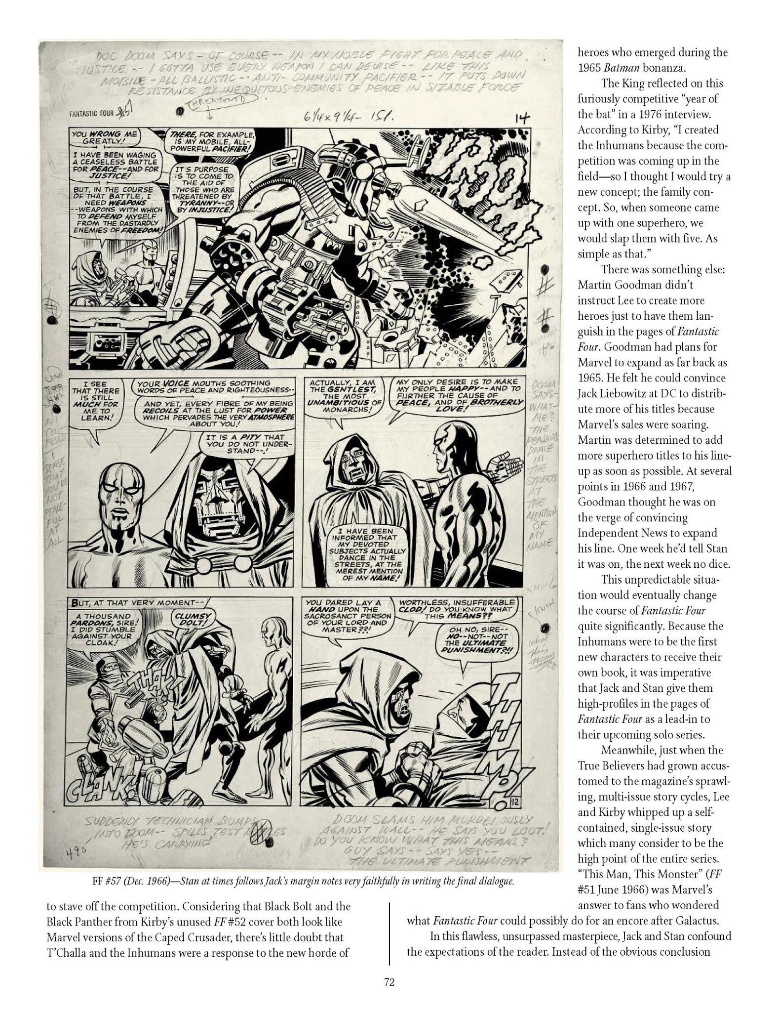 Read online The Jack Kirby Collector comic -  Issue #58 - 74