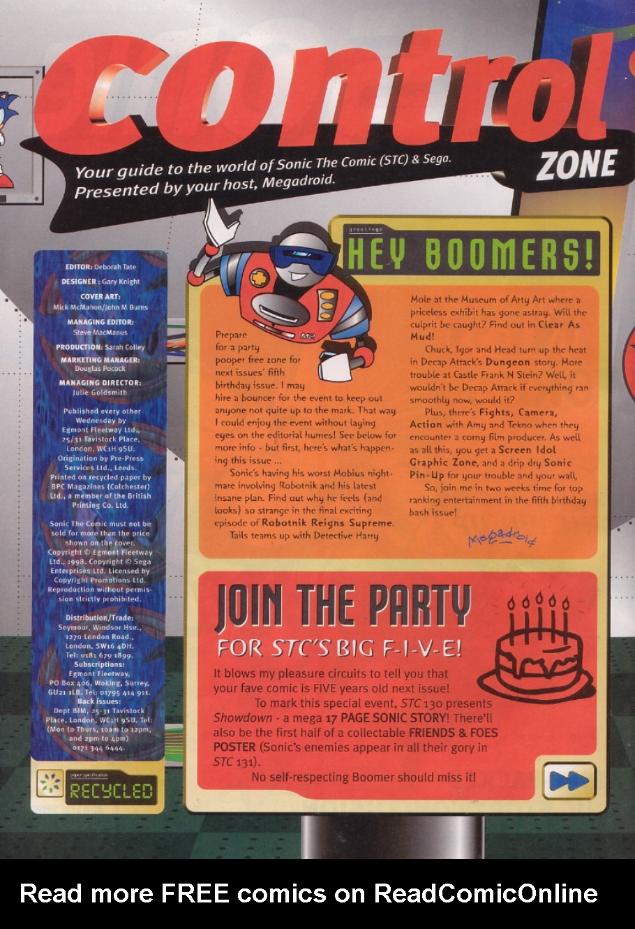 Read online Sonic the Comic comic -  Issue #129 - 2