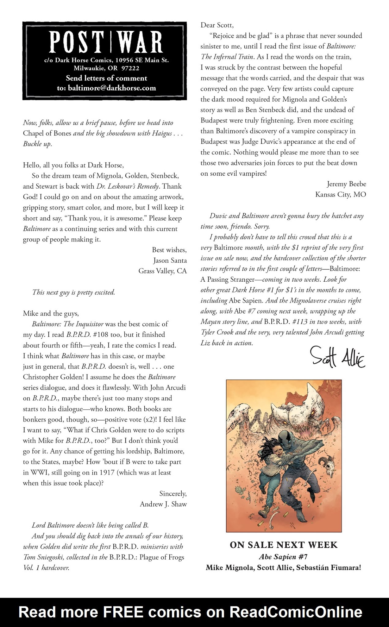 Read online Baltimore: The Infernal Train comic -  Issue #3 - 24