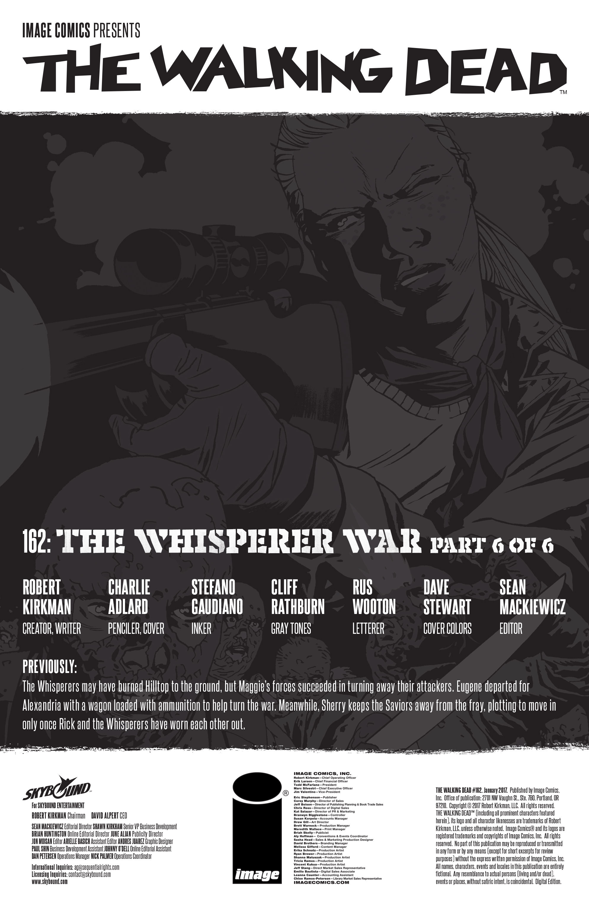 Read online The Walking Dead comic -  Issue #162 - 2