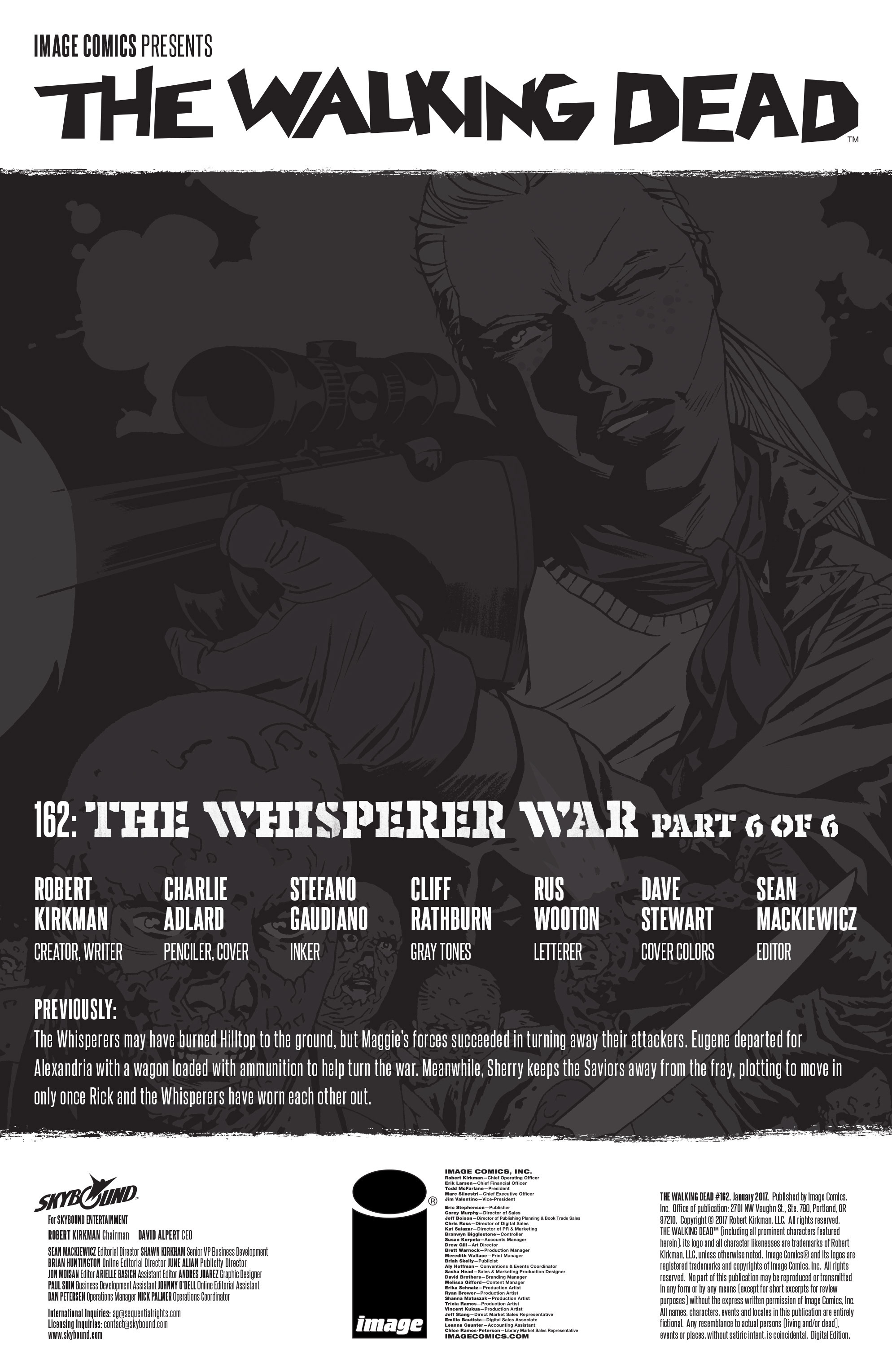 Read online The Walking Dead comic -  Issue #162 - 2