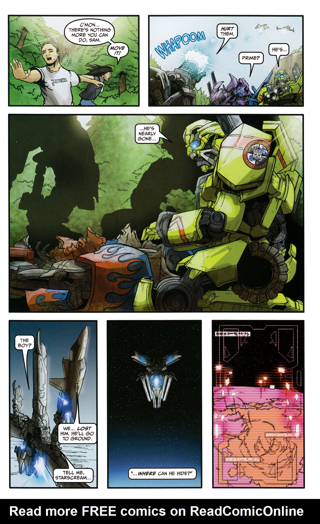Read online Transformers: Revenge of the Fallen — Official Movie Adaptation comic -  Issue #2 - 21