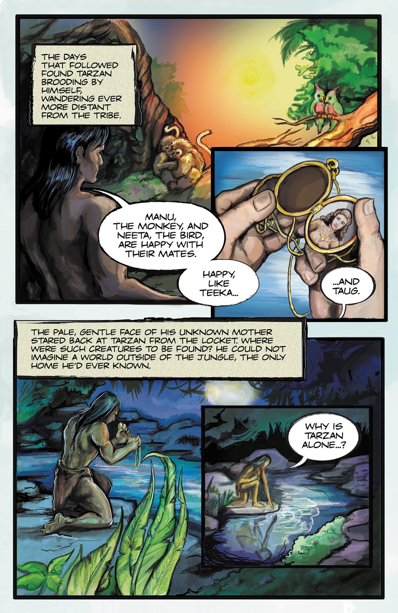 Read online Edgar Rice Burroughs' Jungle Tales of Tarzan comic -  Issue # TPB (Part 1) - 14