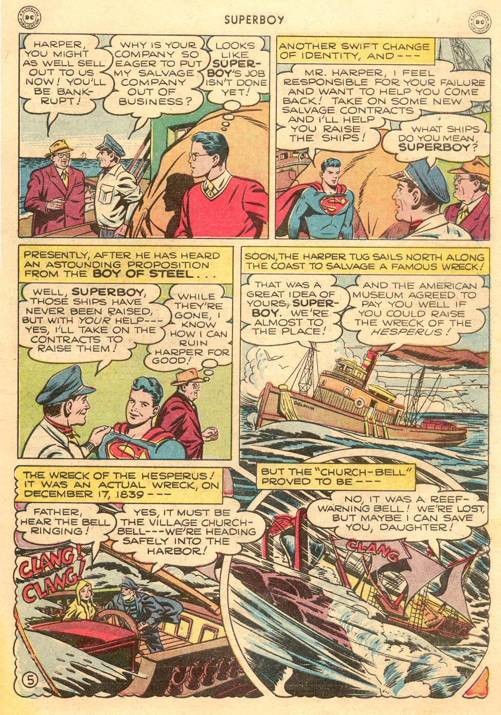 Read online Superboy (1949) comic -  Issue #4 - 35