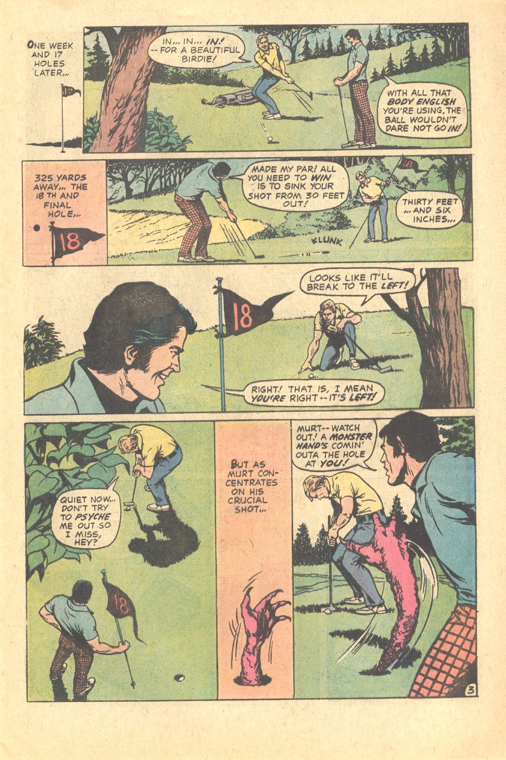 Read online Strange Sports Stories (1973) comic -  Issue #6 - 4