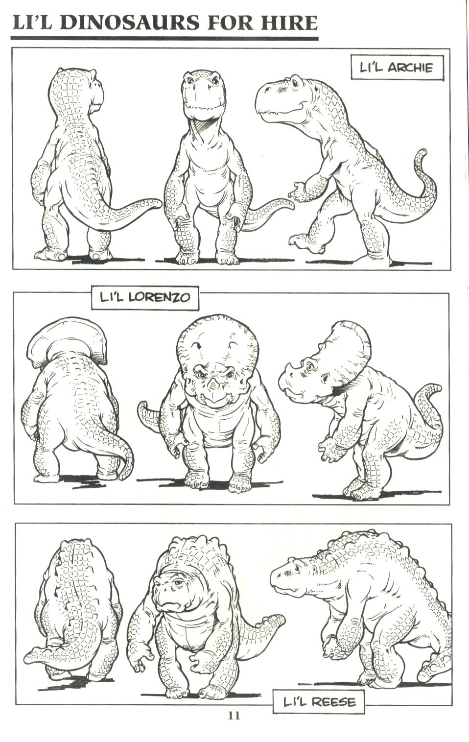 Read online Dinosaurs For Hire comic -  Issue # _Ashcan - 13