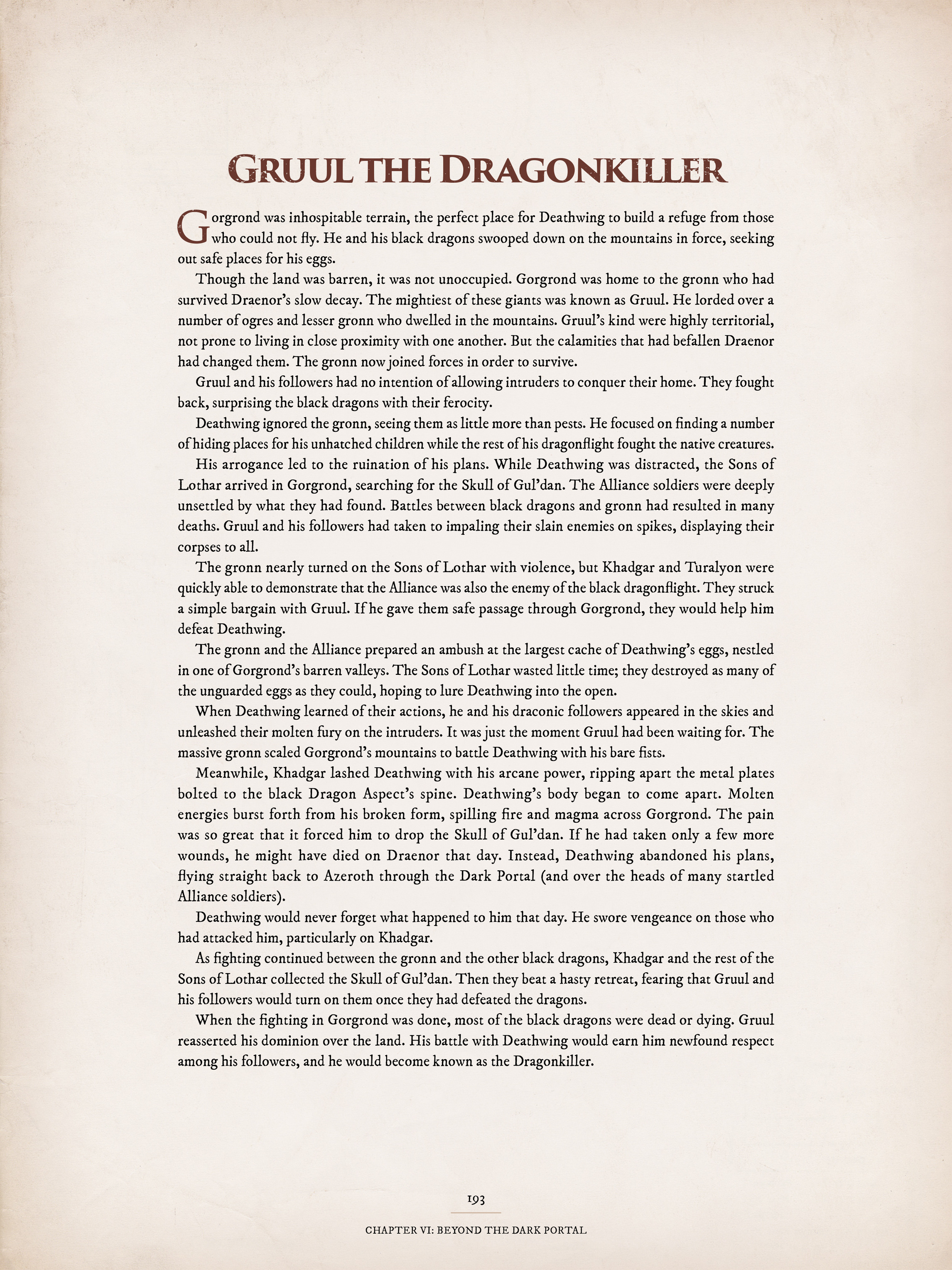 Read online World of Warcraft Chronicle Vol. 2 comic -  Issue # Full - 188