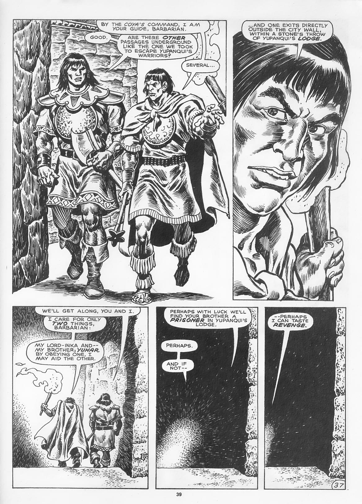Read online The Savage Sword Of Conan comic -  Issue #166 - 41