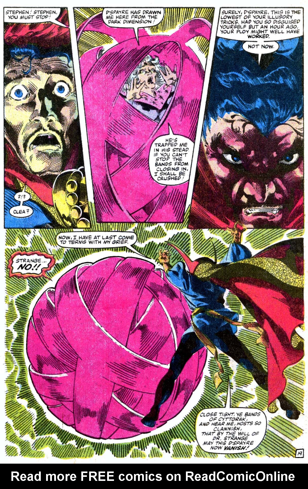 Read online Doctor Strange (1974) comic -  Issue #55 - 20