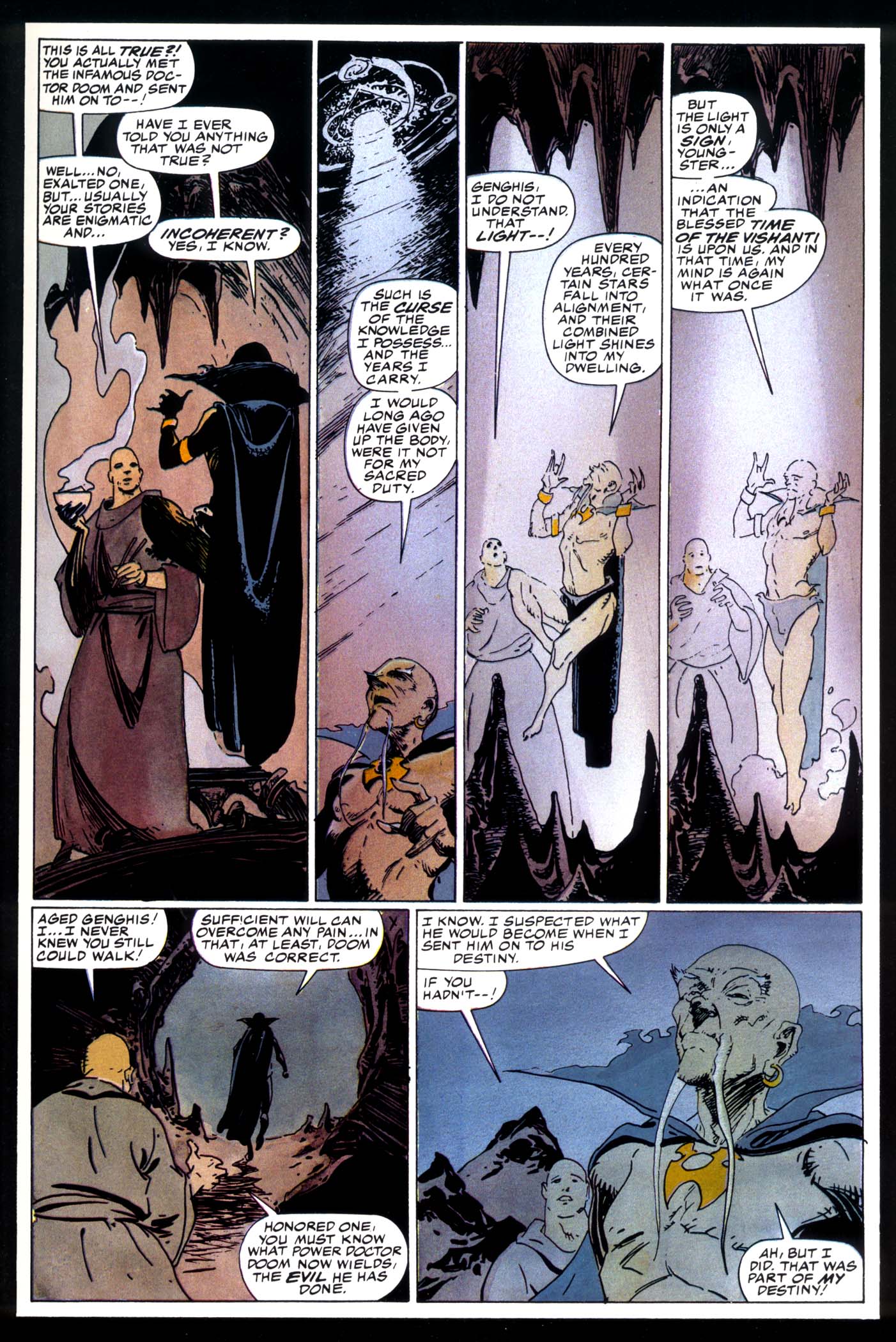 Read online Marvel Graphic Novel comic -  Issue #49 - Doctor Strange & Doctor Doom - Triumph & Torment - 8