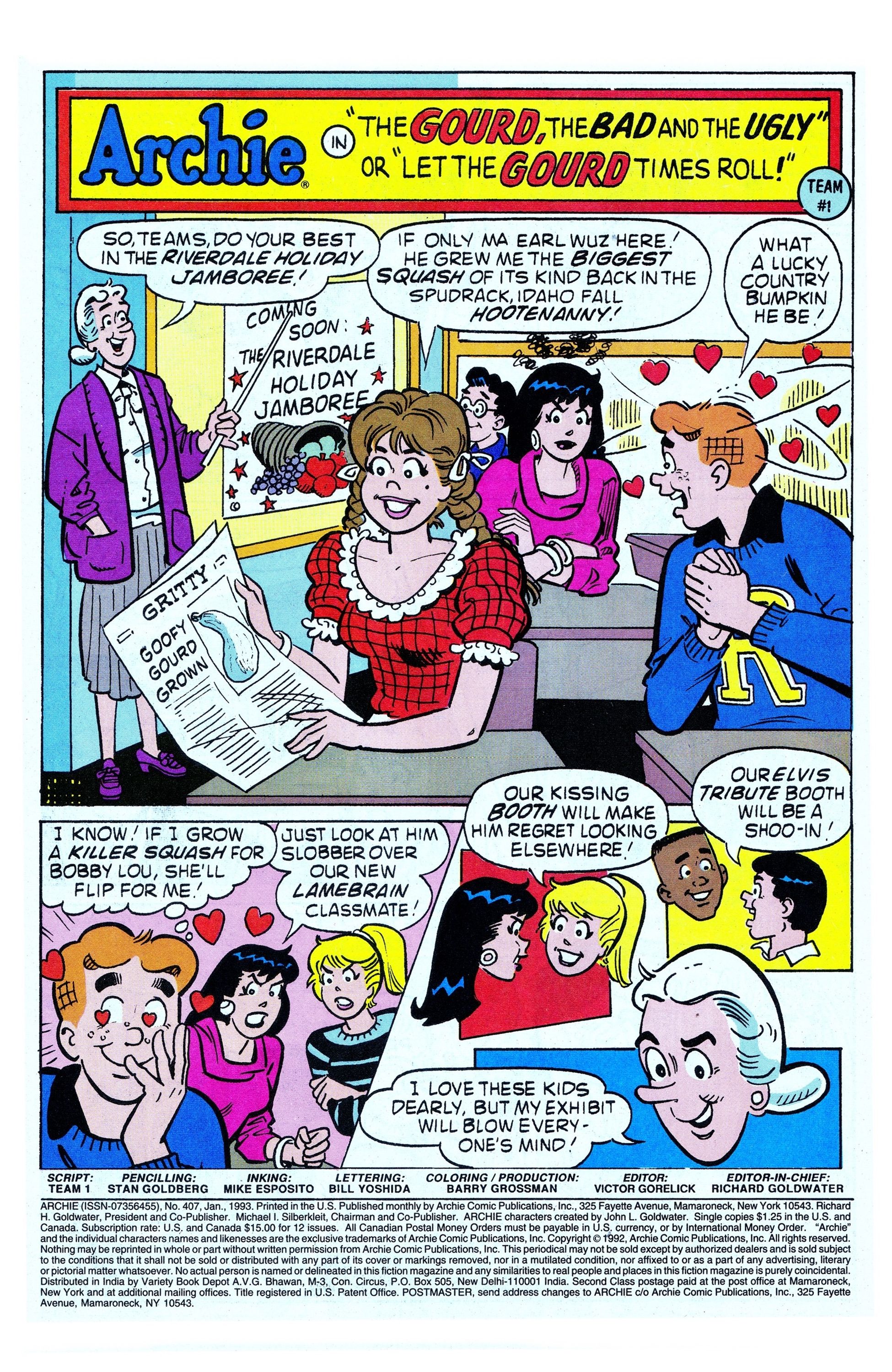 Read online Archie (1960) comic -  Issue #407 - 3