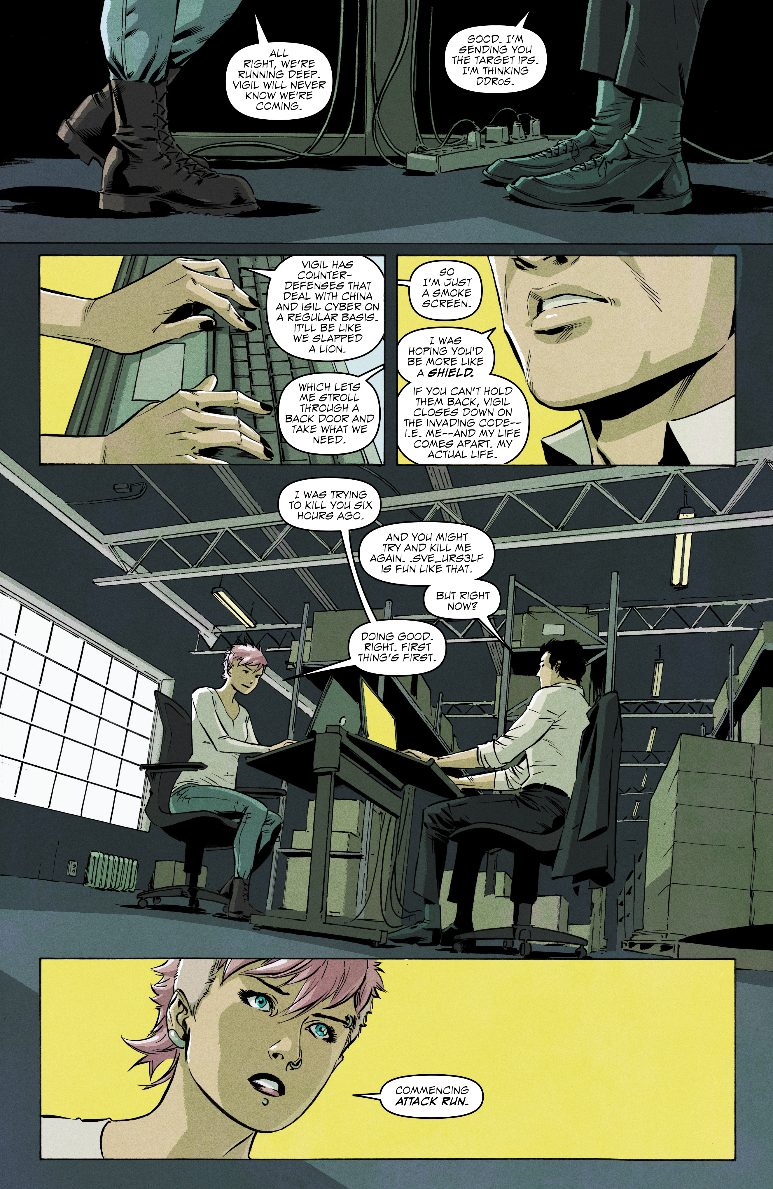 Read online Hacktivist Volume 2 comic -  Issue #4 - 19