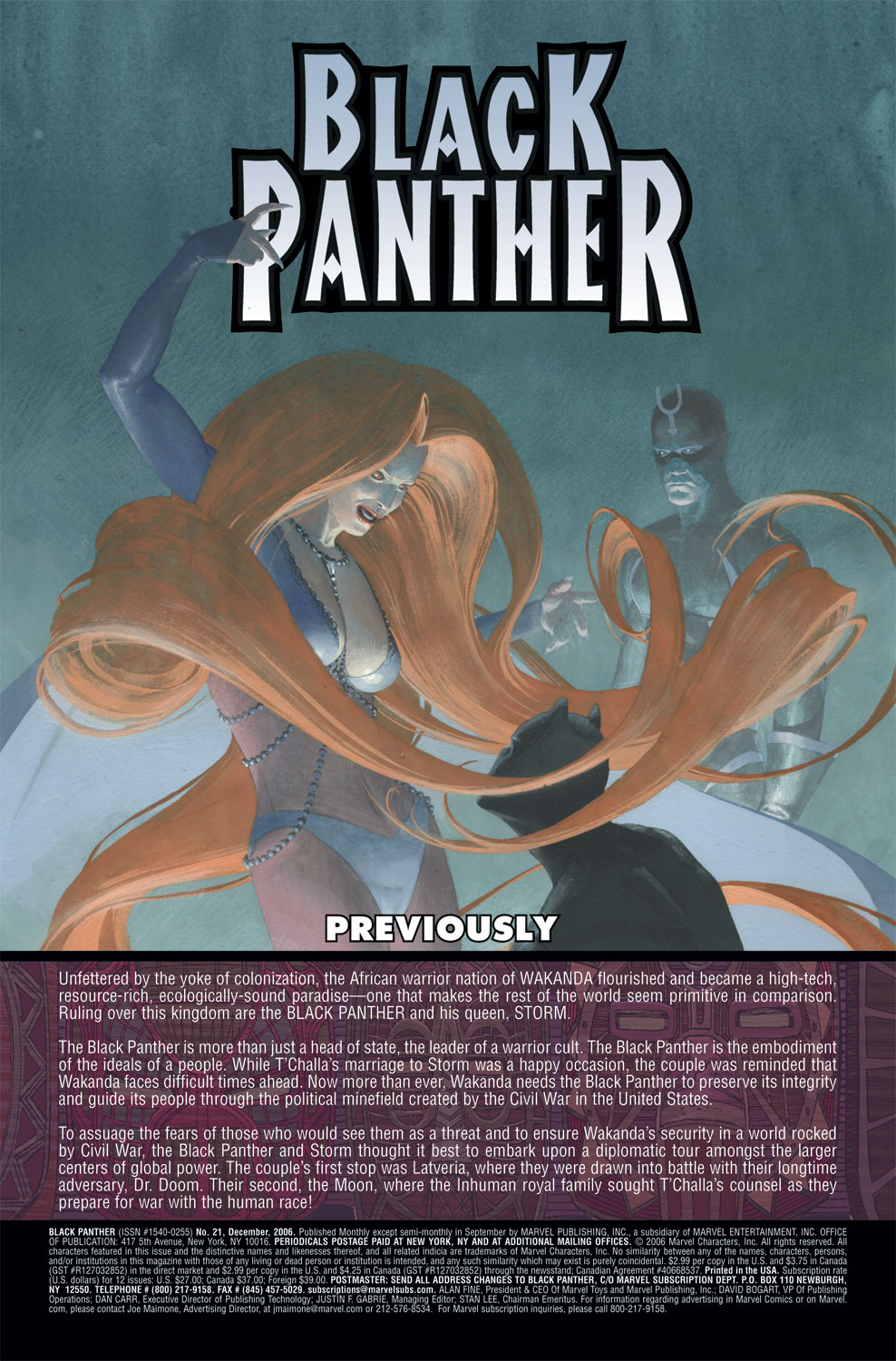 Read online Black Panther (2005) comic -  Issue #21 - 2