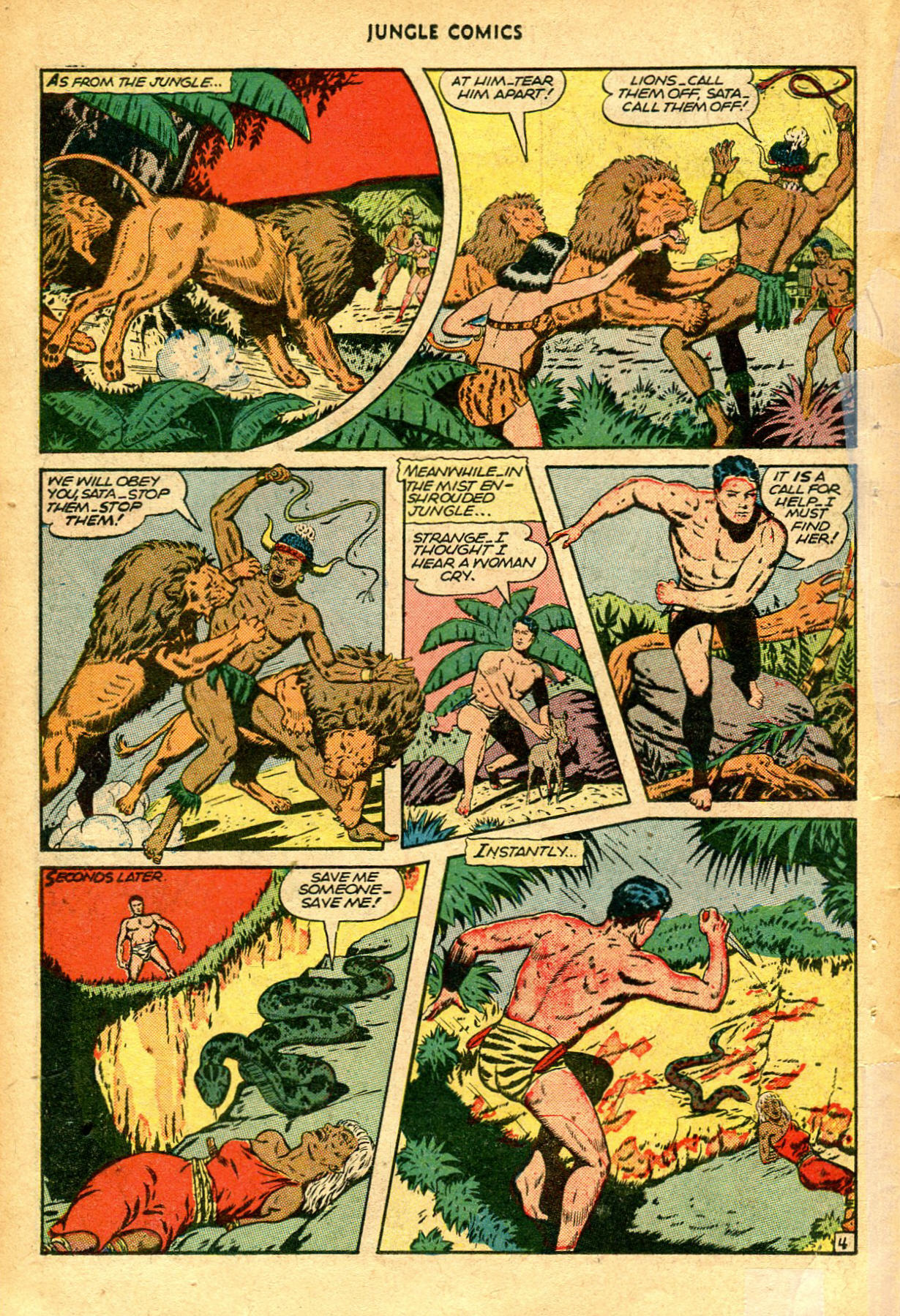 Read online Jungle Comics comic -  Issue #76 - 39