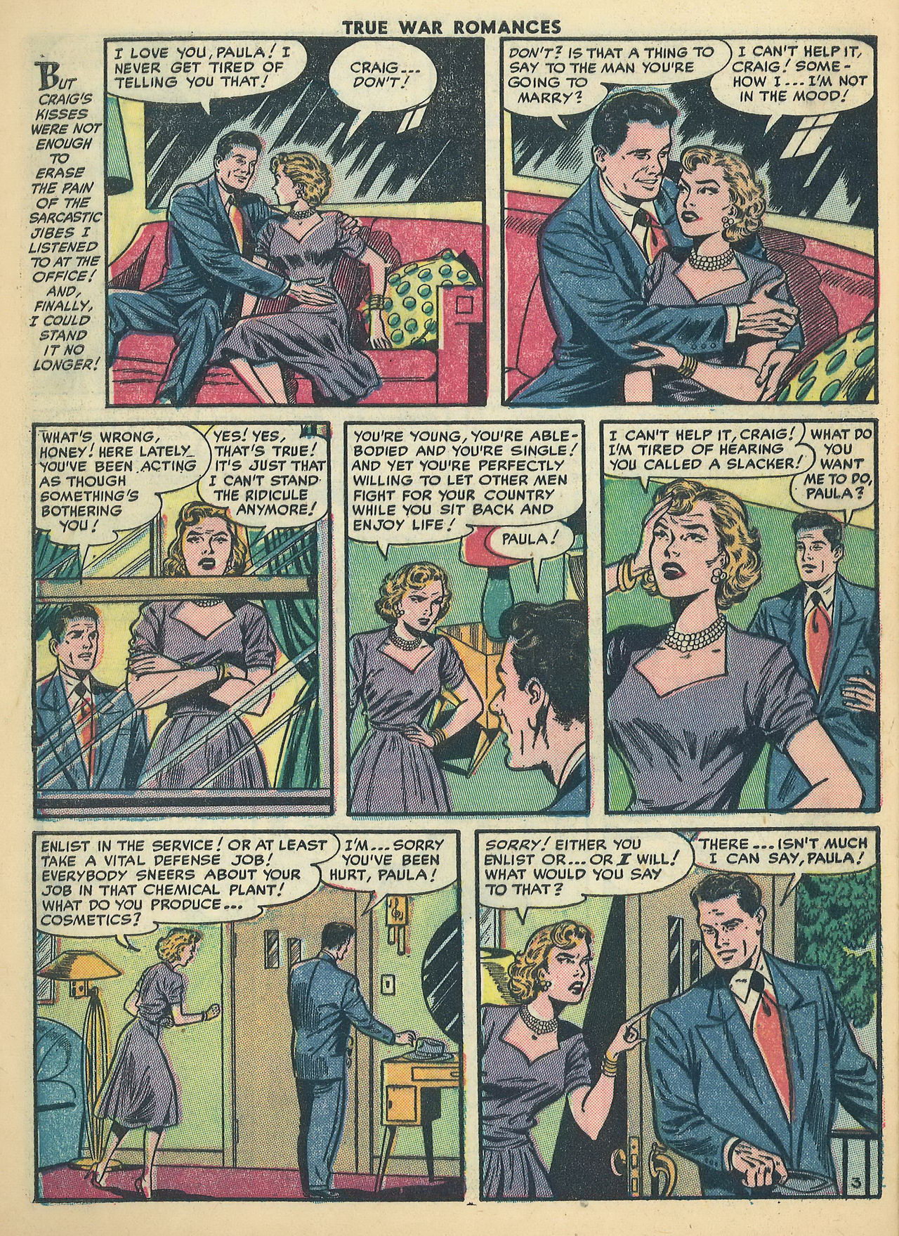 Read online True War Romances comic -  Issue #1 - 28