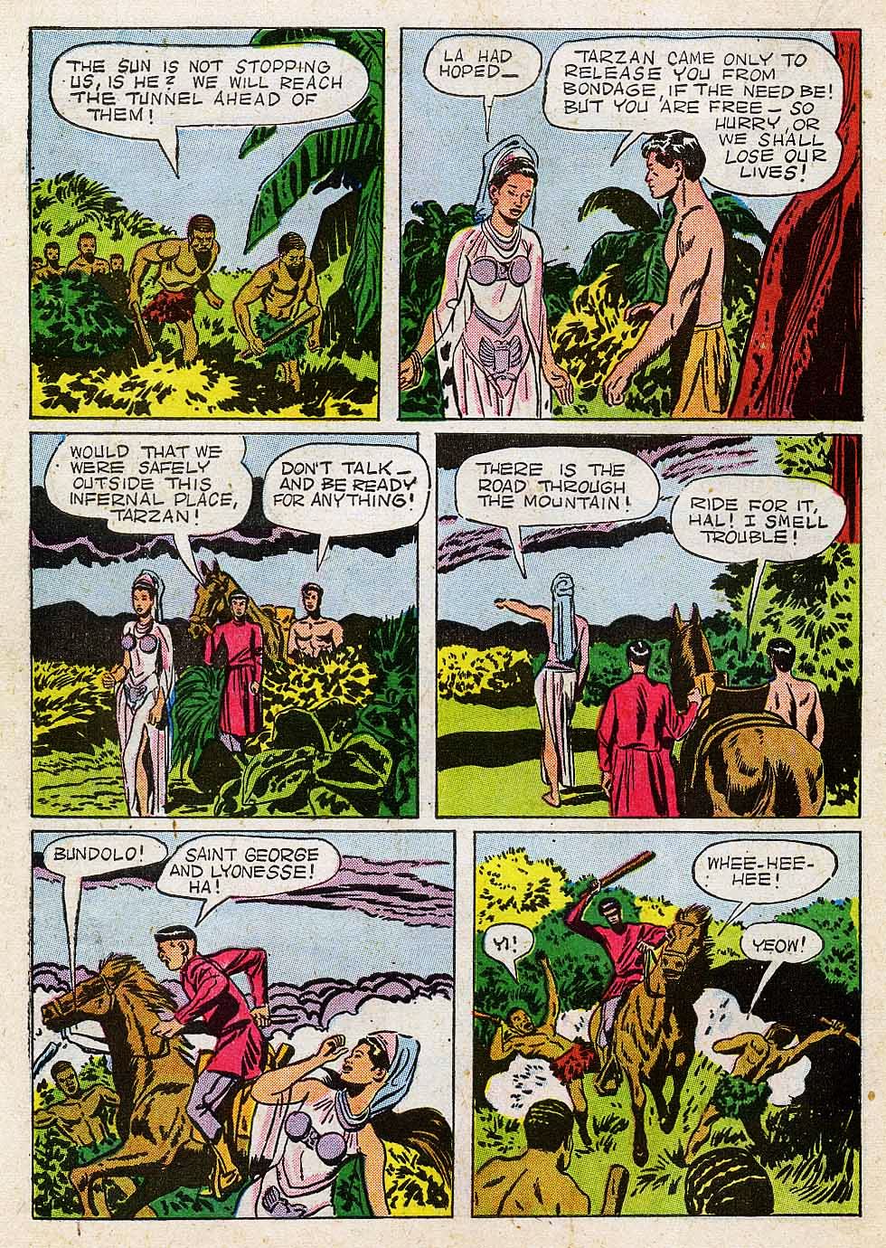Read online Tarzan (1948) comic -  Issue #13 - 18