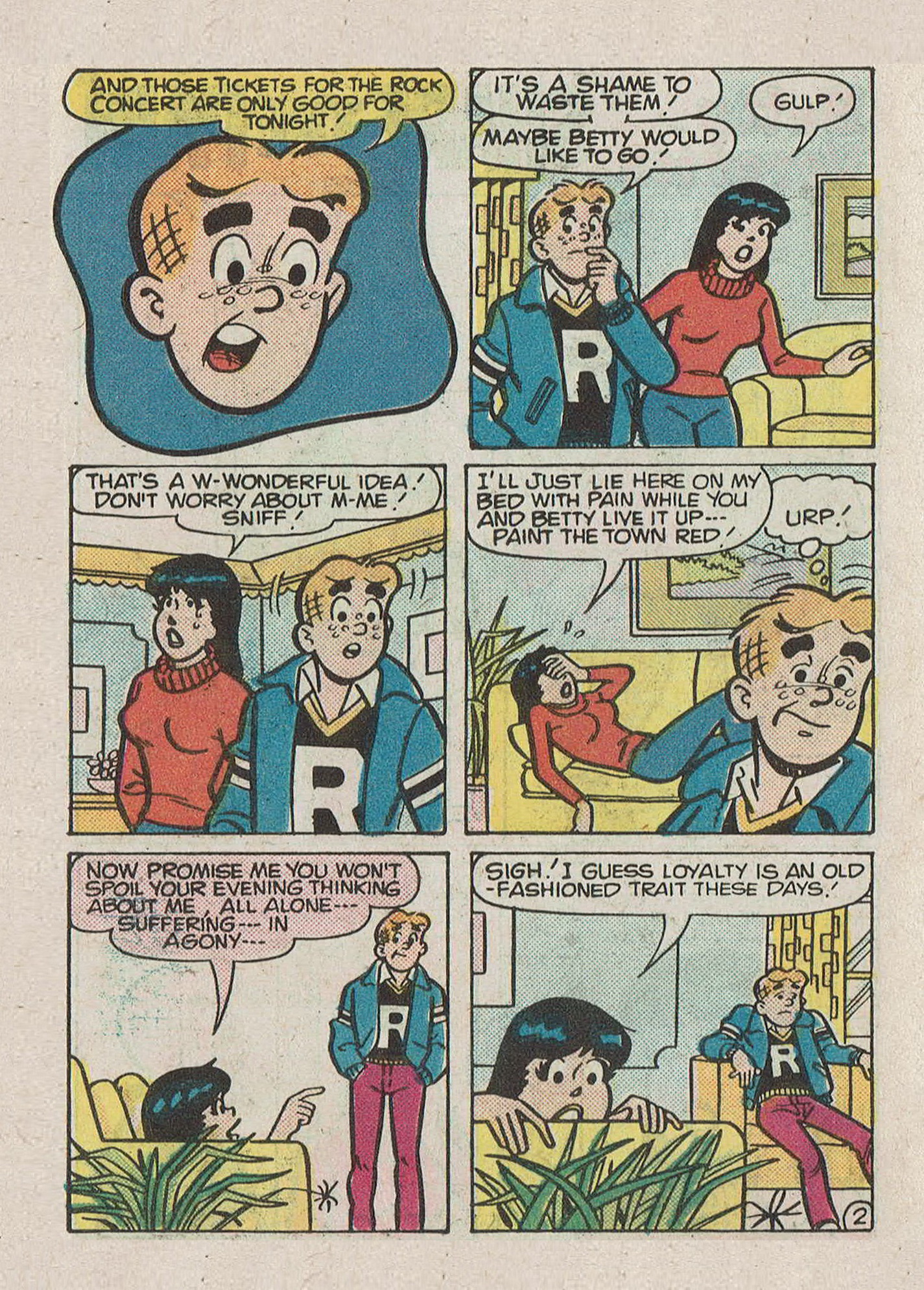 Read online Betty and Veronica Digest Magazine comic -  Issue #34 - 125