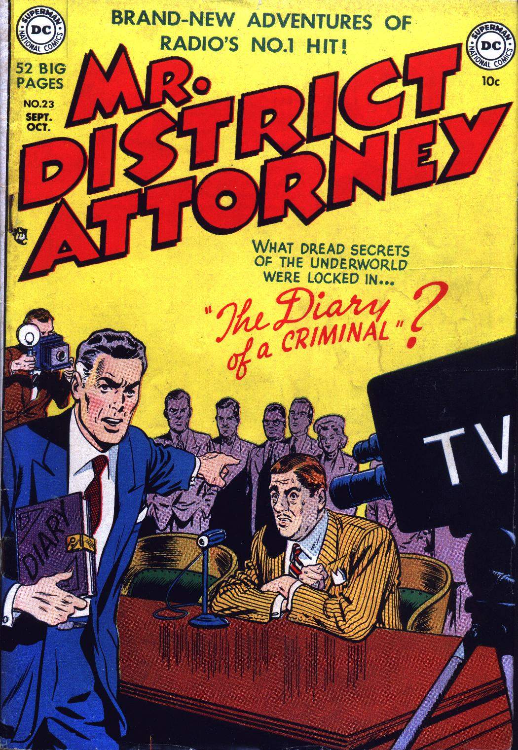 Read online Mr. District Attorney comic -  Issue #23 - 1