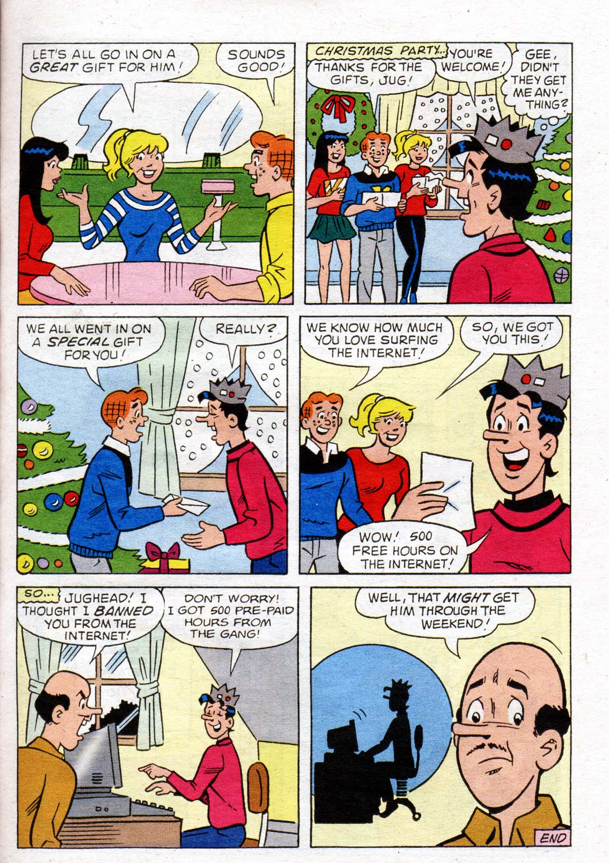 Read online Archie's Holiday Fun Digest comic -  Issue #7 - 36