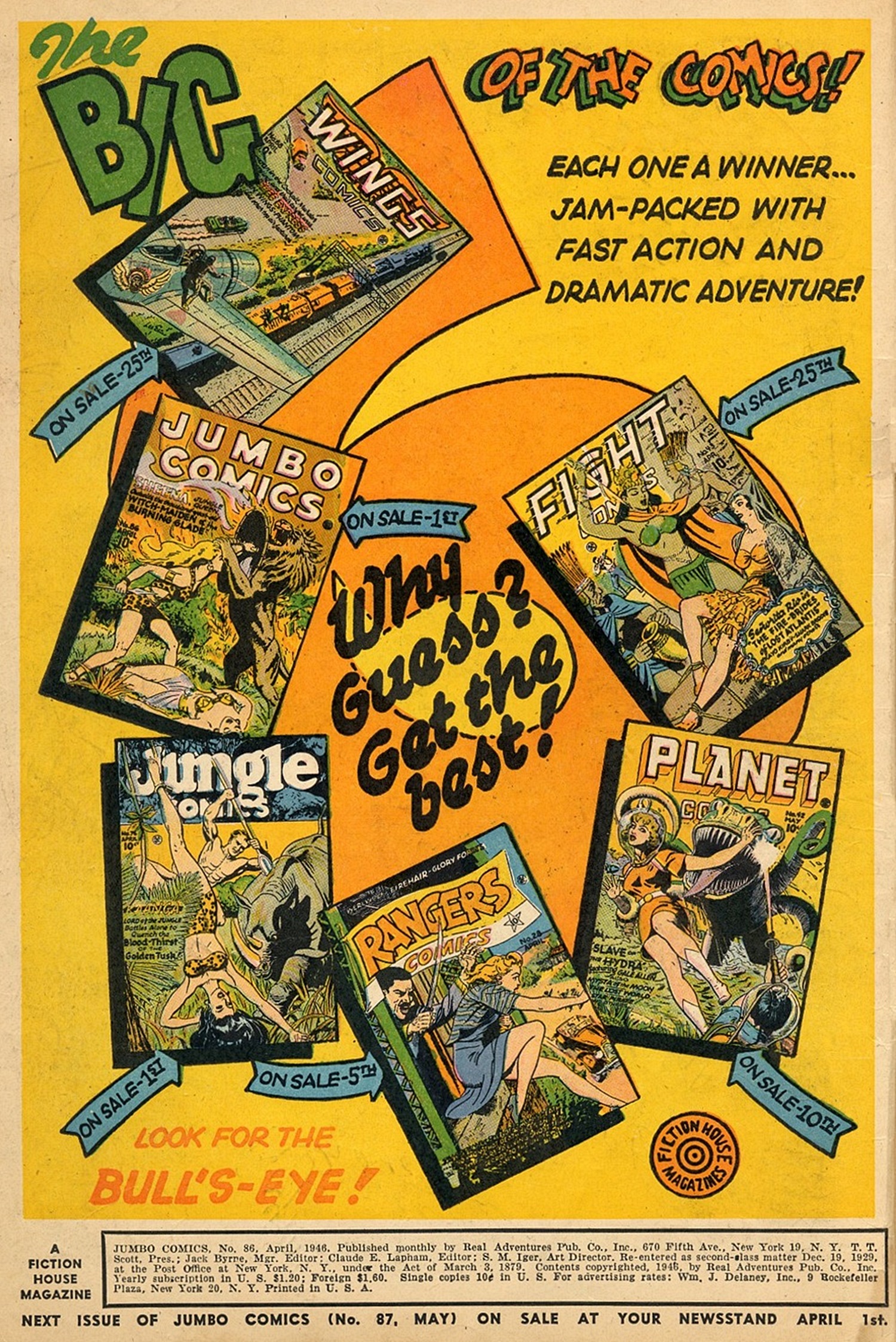 Read online Jumbo Comics comic -  Issue #86 - 2