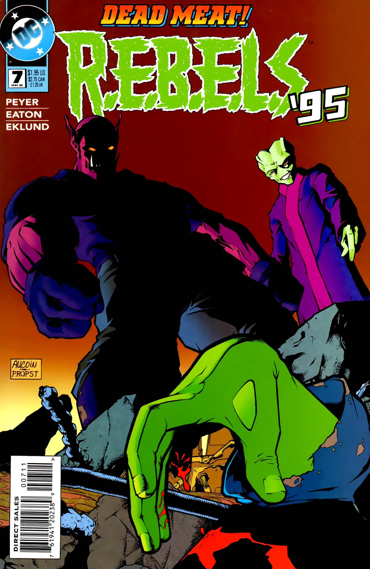 Read online R.E.B.E.L.S. '94 comic -  Issue #7 - 1