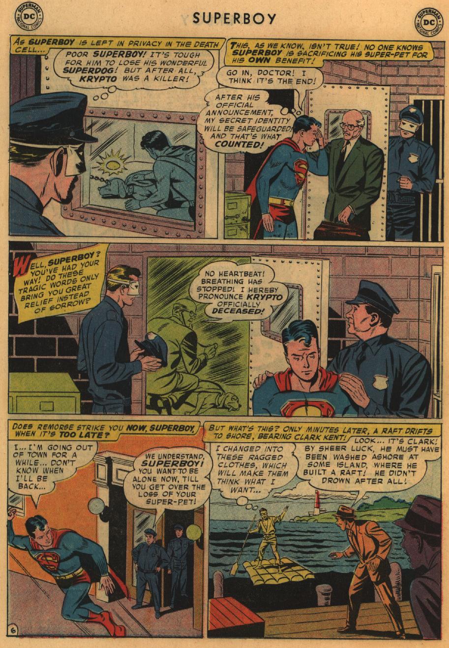 Read online Superboy (1949) comic -  Issue #67 - 17